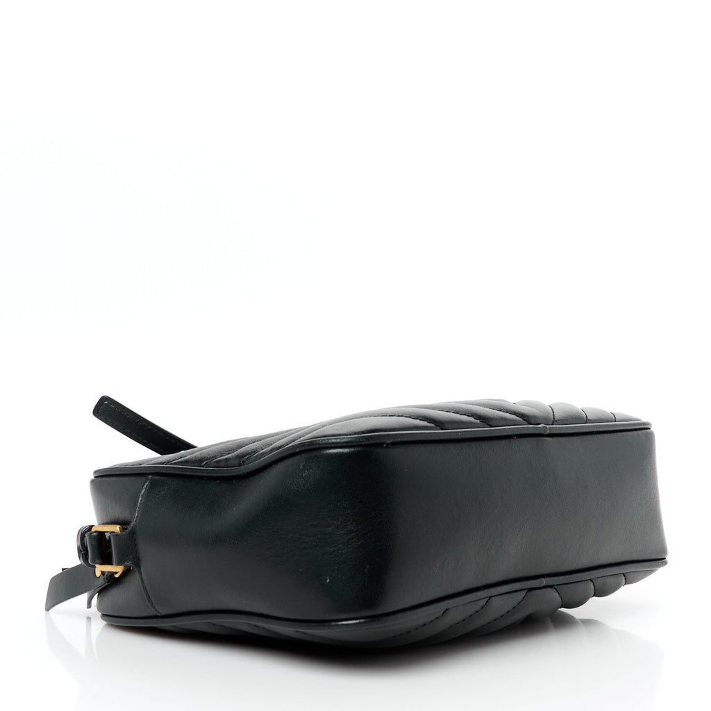 Calfskin Matelasse Monogram Lou Camera Bag Black