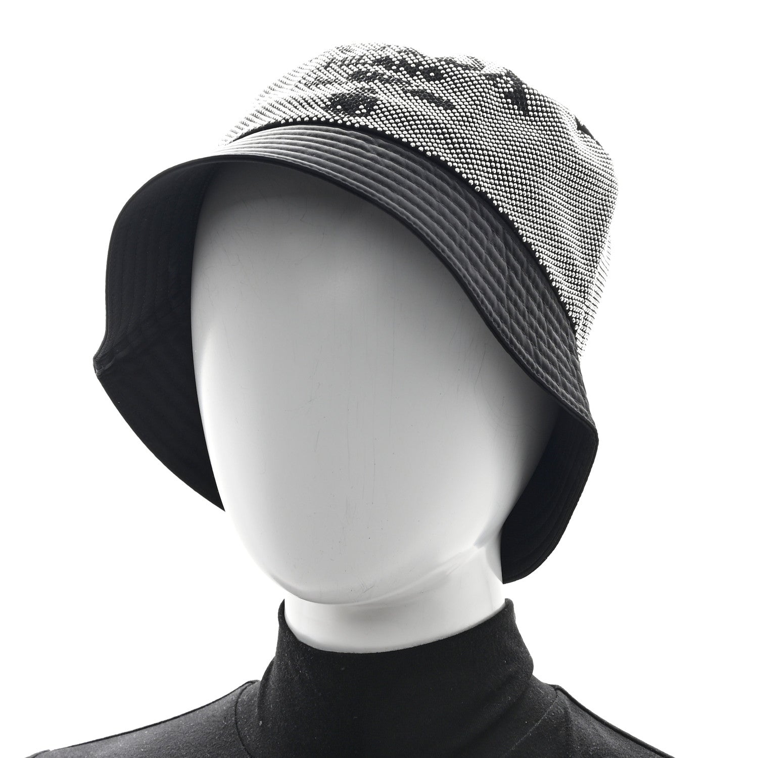 Crystal Tessuto Bucket Hat L Black Acciaio
