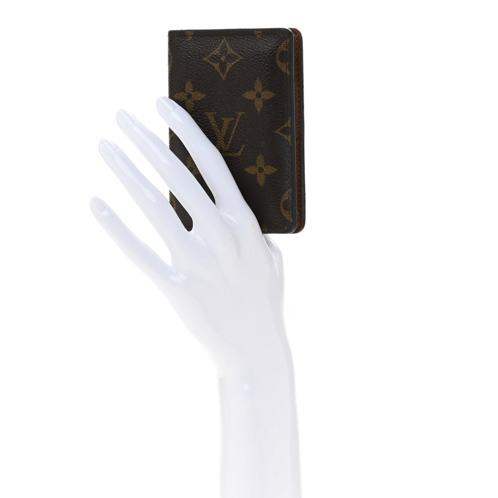 Monogram Pocket Organizer  Holder NM