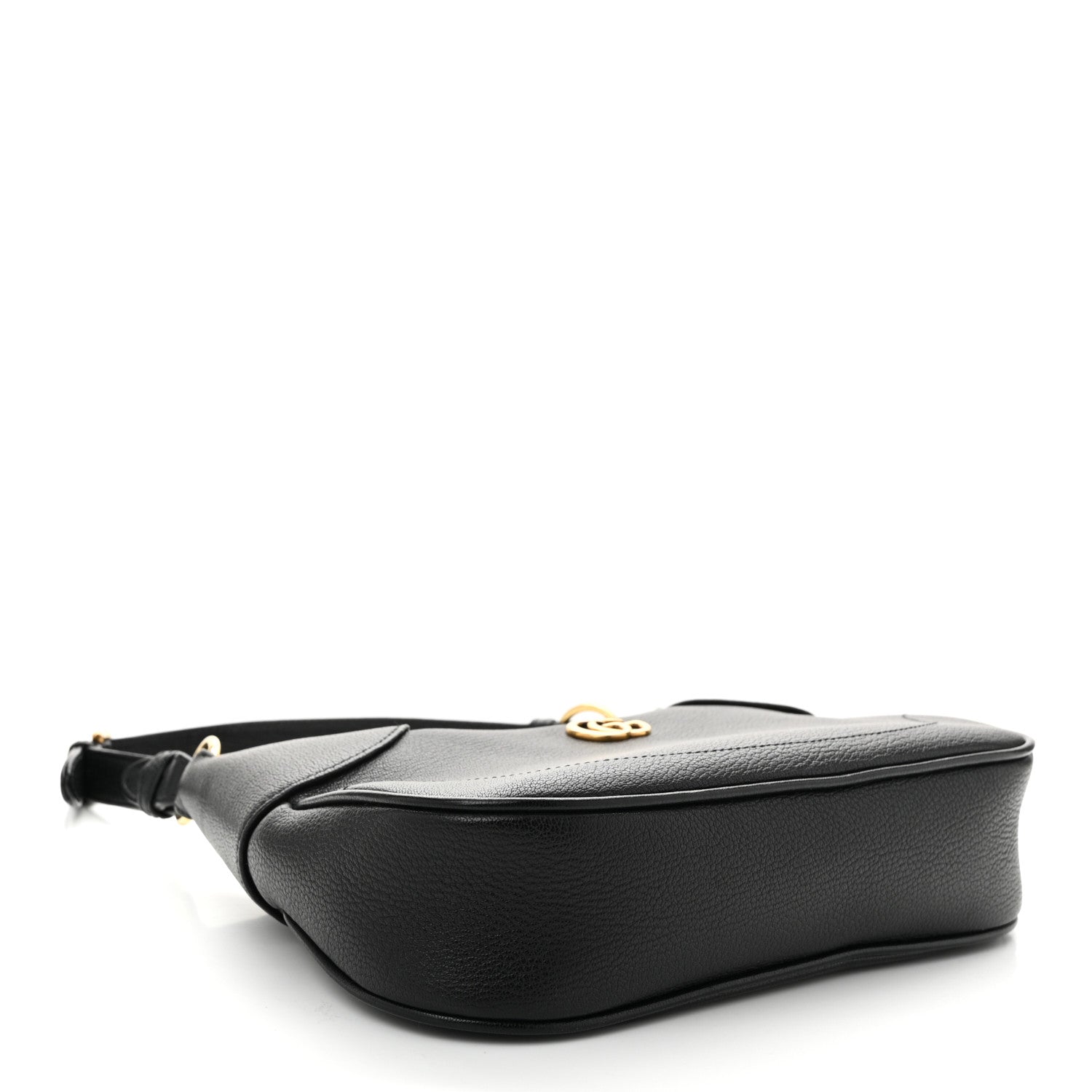 Goatskin Small Aphrodite Shoulder Bag Black