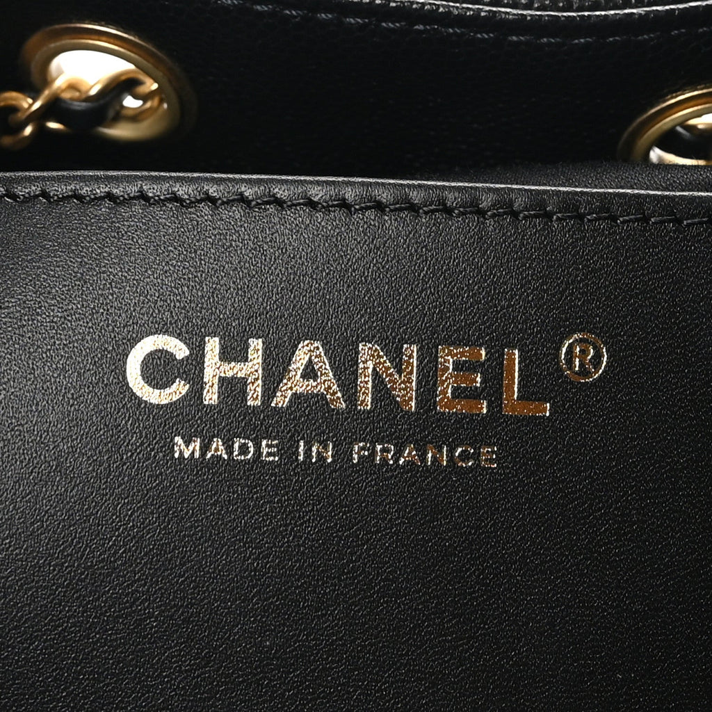 Caviar Quilted Small Chanel 25 Handbag Black