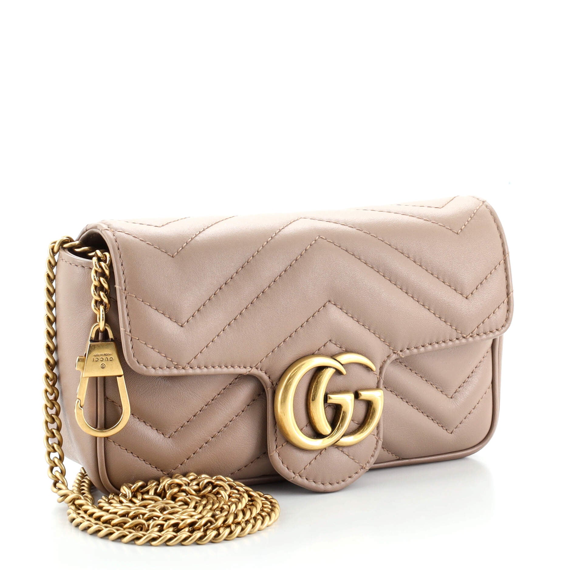 GG Marmont Flap Bag Matelasse Leather Super Mini