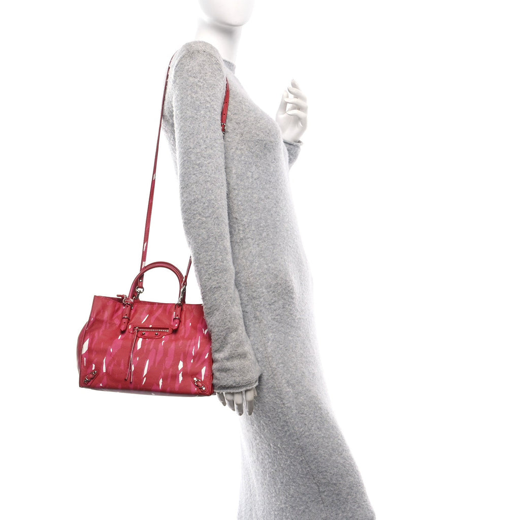 Veau Papier A6 Tote Red Pink White