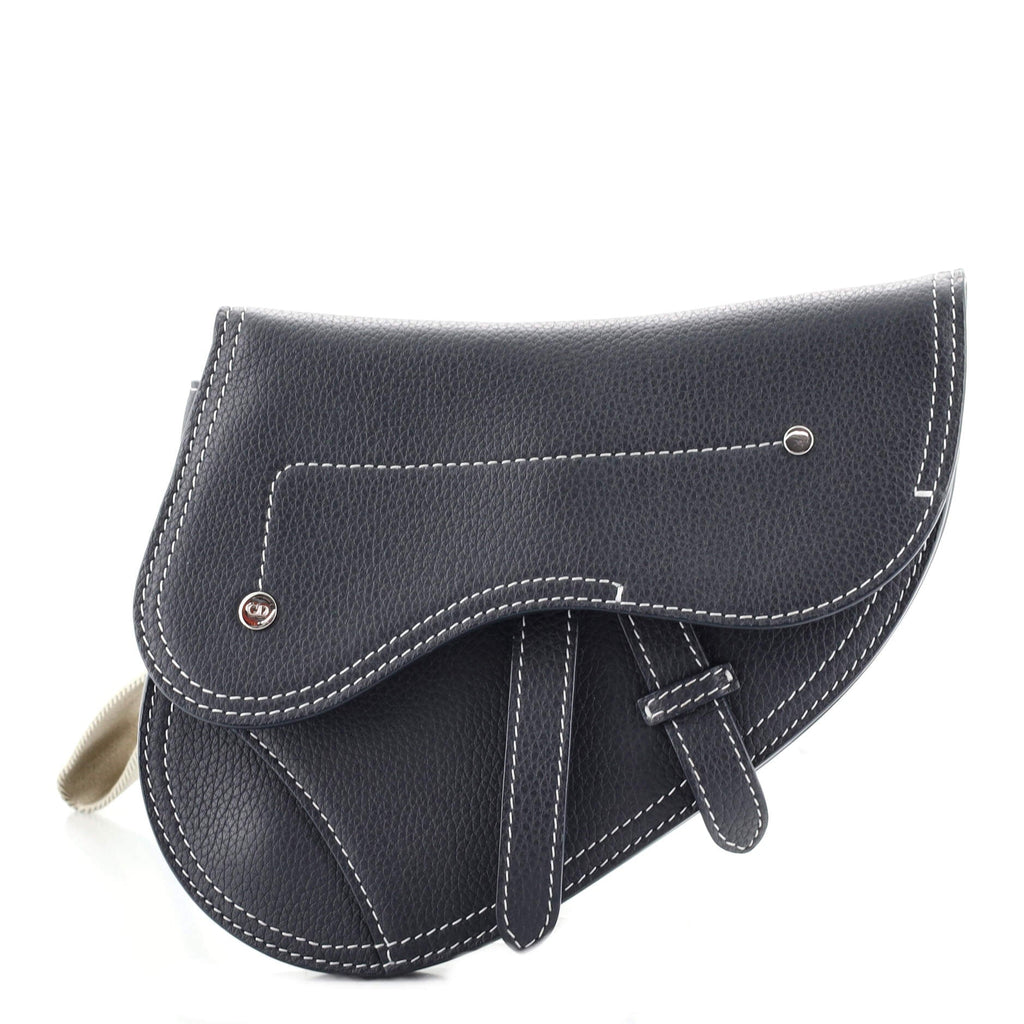 Saddle Wristlet Clutch Leather