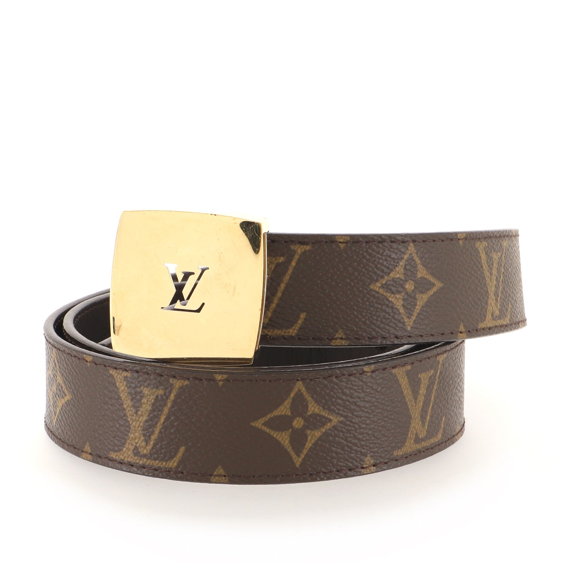 LV Cut Belt Monogram Canvas Medium 90