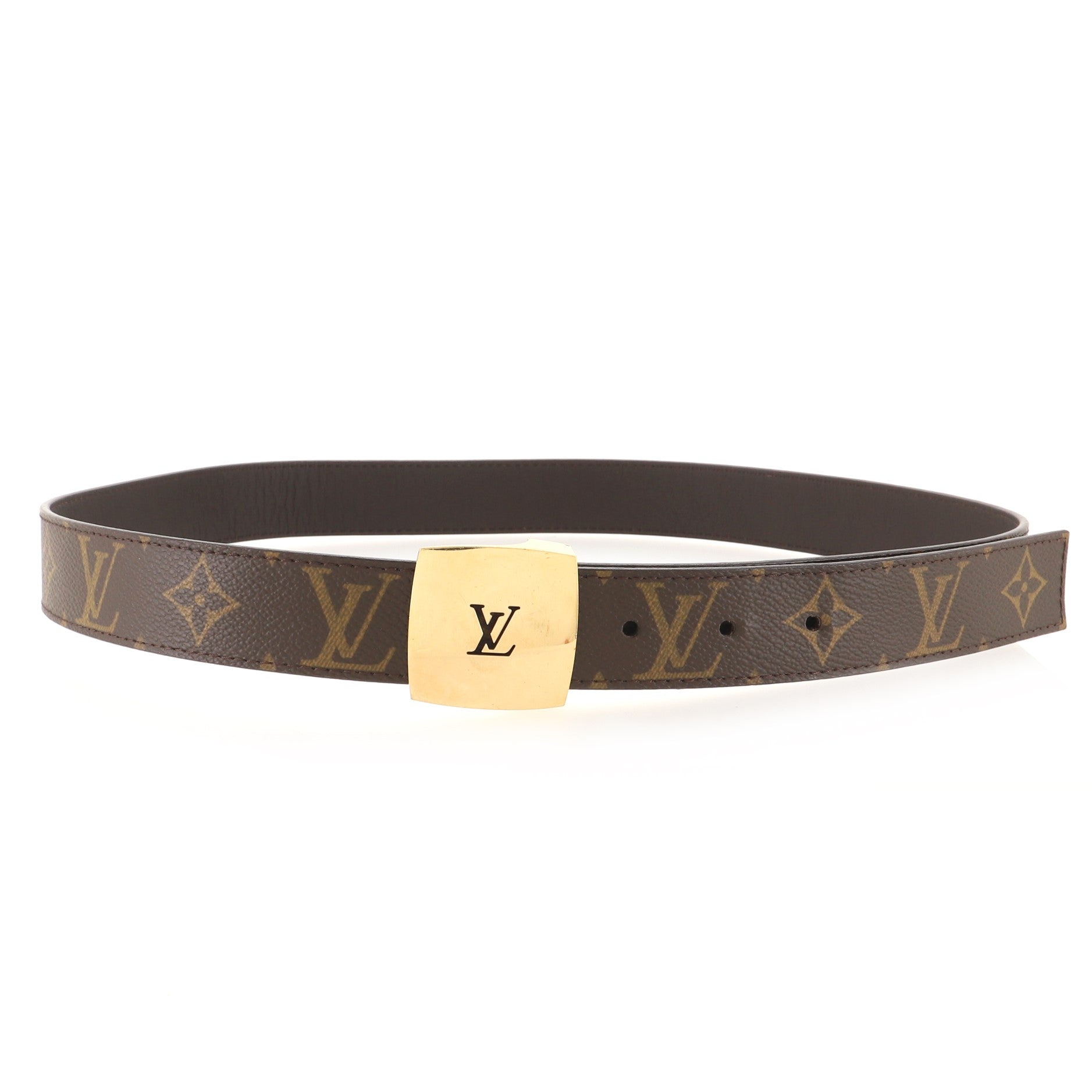 LV Cut Belt Monogram Canvas Medium 90