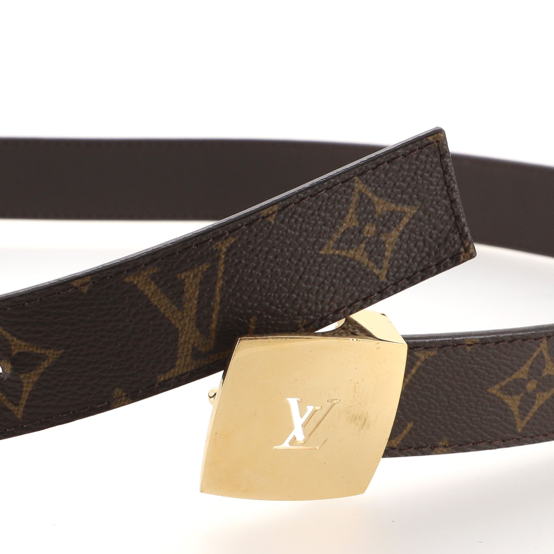 LV Cut Belt Monogram Canvas Medium 90