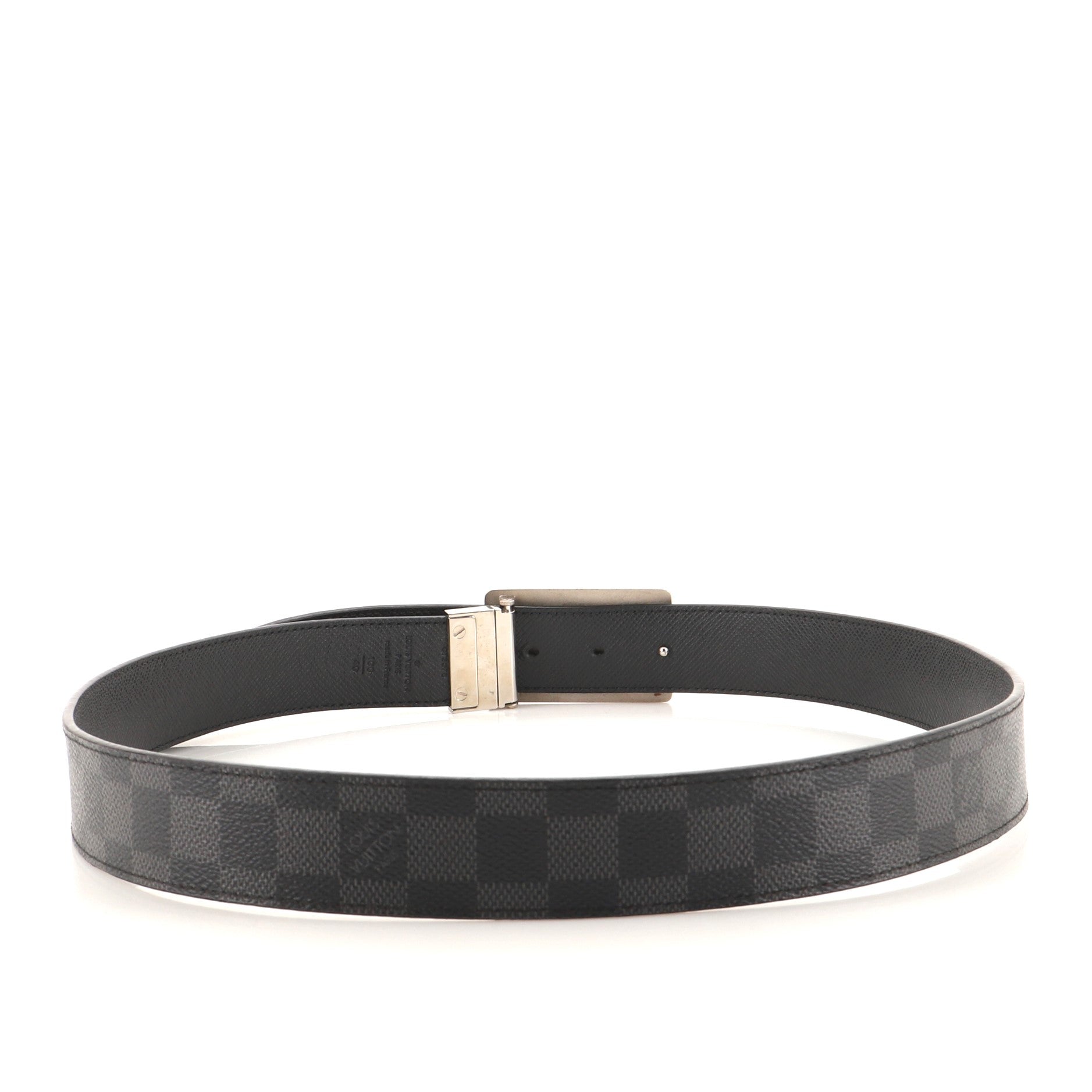 Inventeur Belt Damier Graphite Medium 100