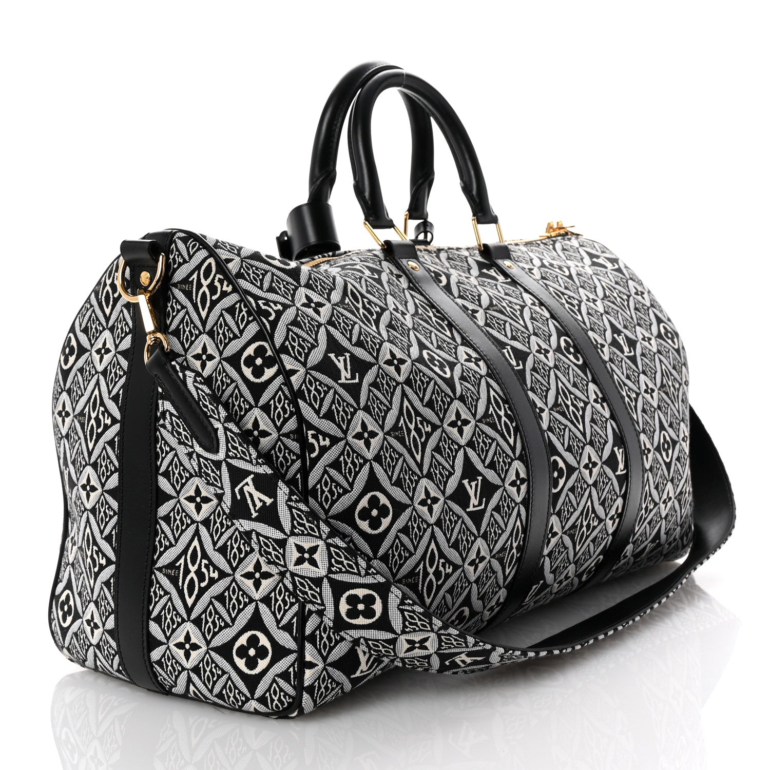 Jacquard Since 1854 Keepall Bandouliere 45 Grey