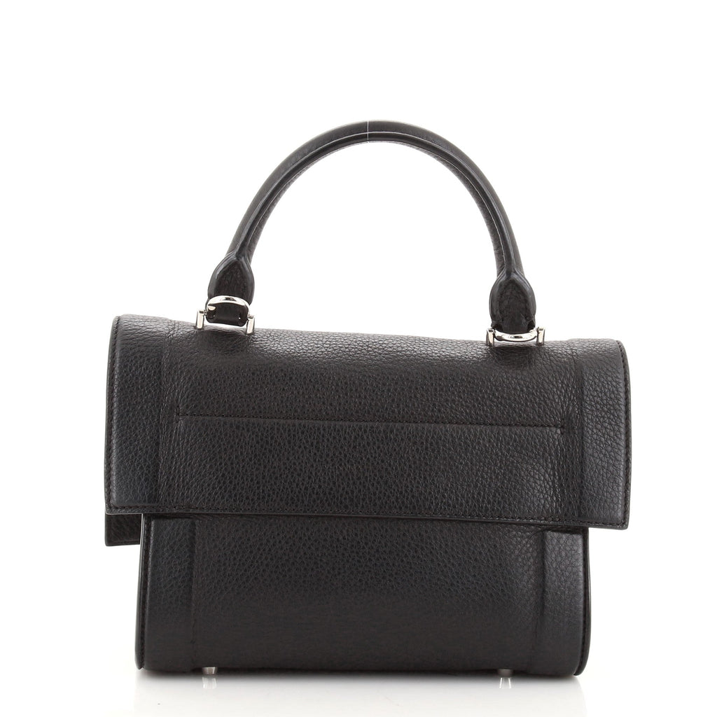 Shark Convertible Satchel Leather Mini