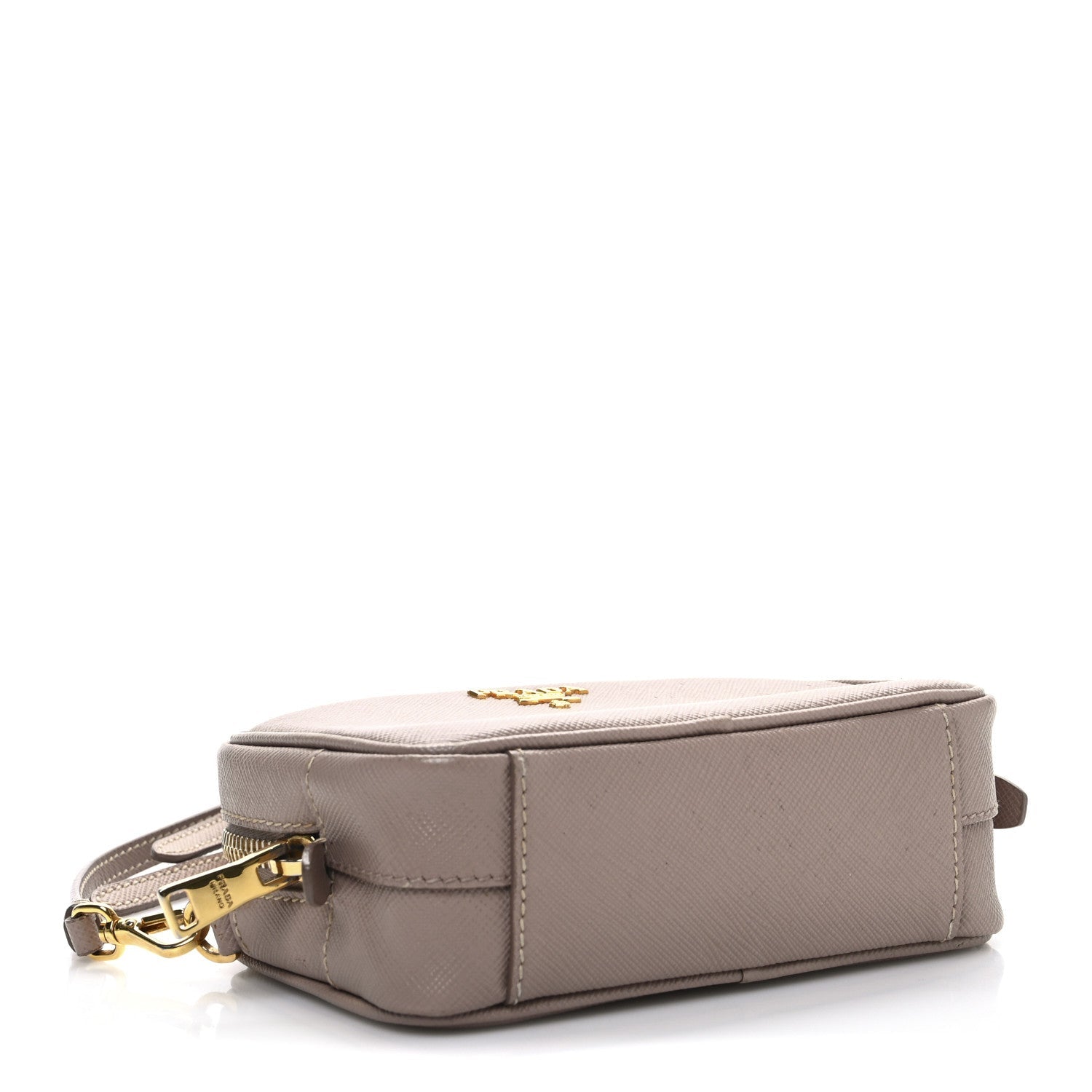 Saffiano Mini Camera Crossbody Bag Cammeo