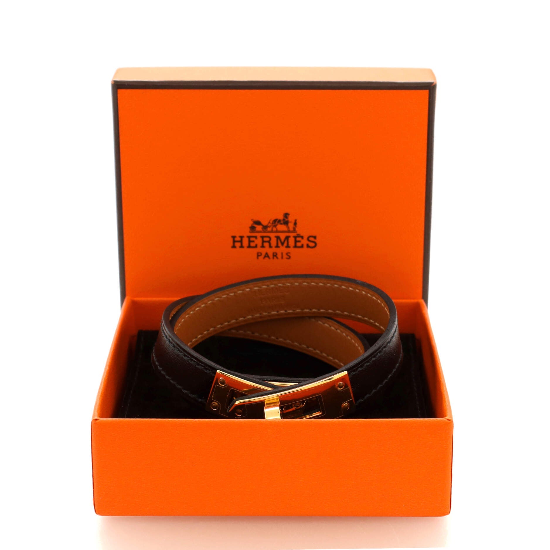 Kelly Double Tour Bracelet Leather