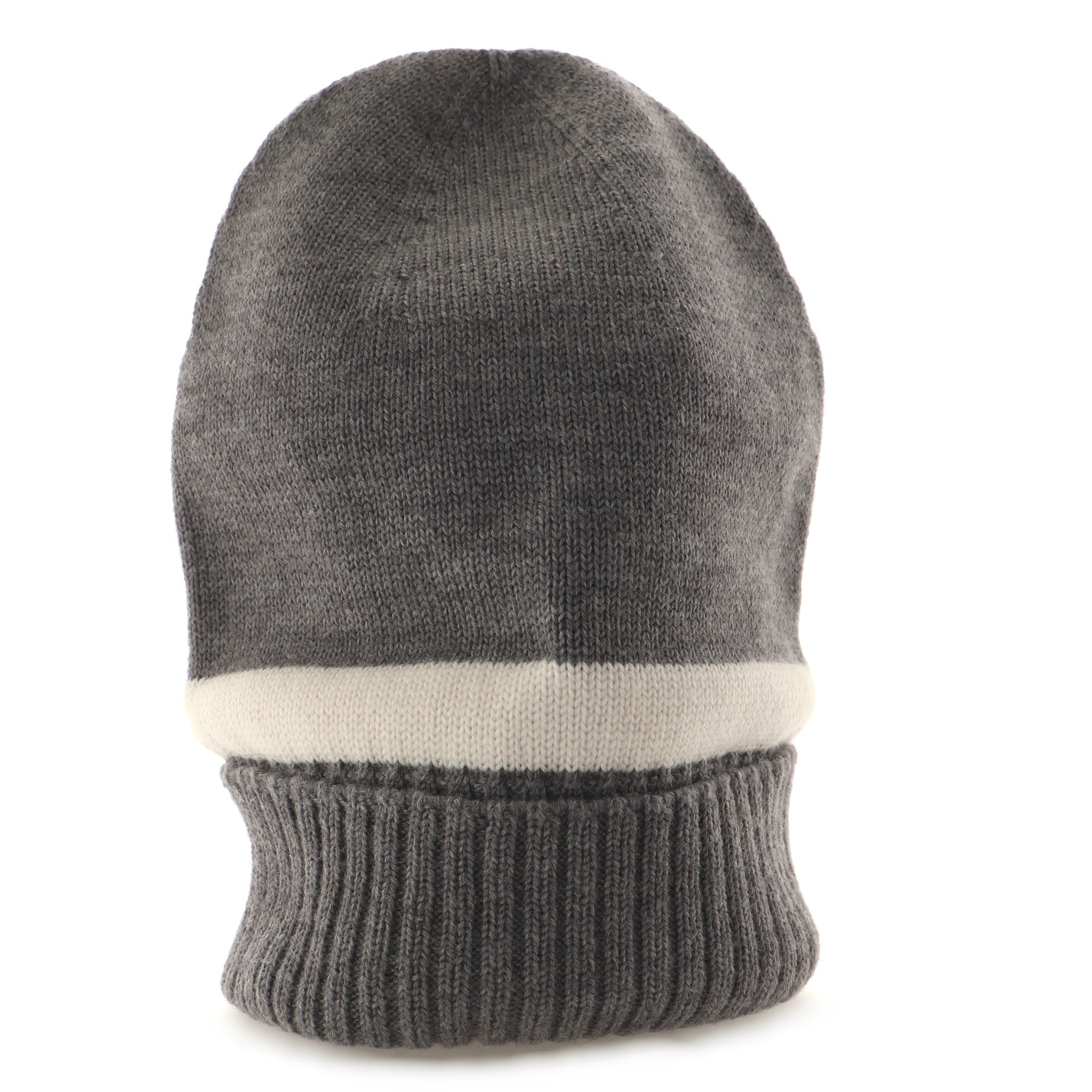 Interlocking G Striped Beanie Wool Large