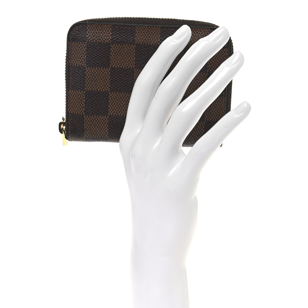 Damier Ebene Zippy Coin Purse