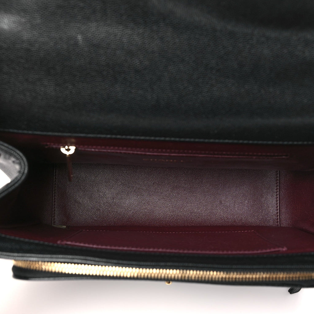 Caviar Quilted Large Business Affinity Flap Black