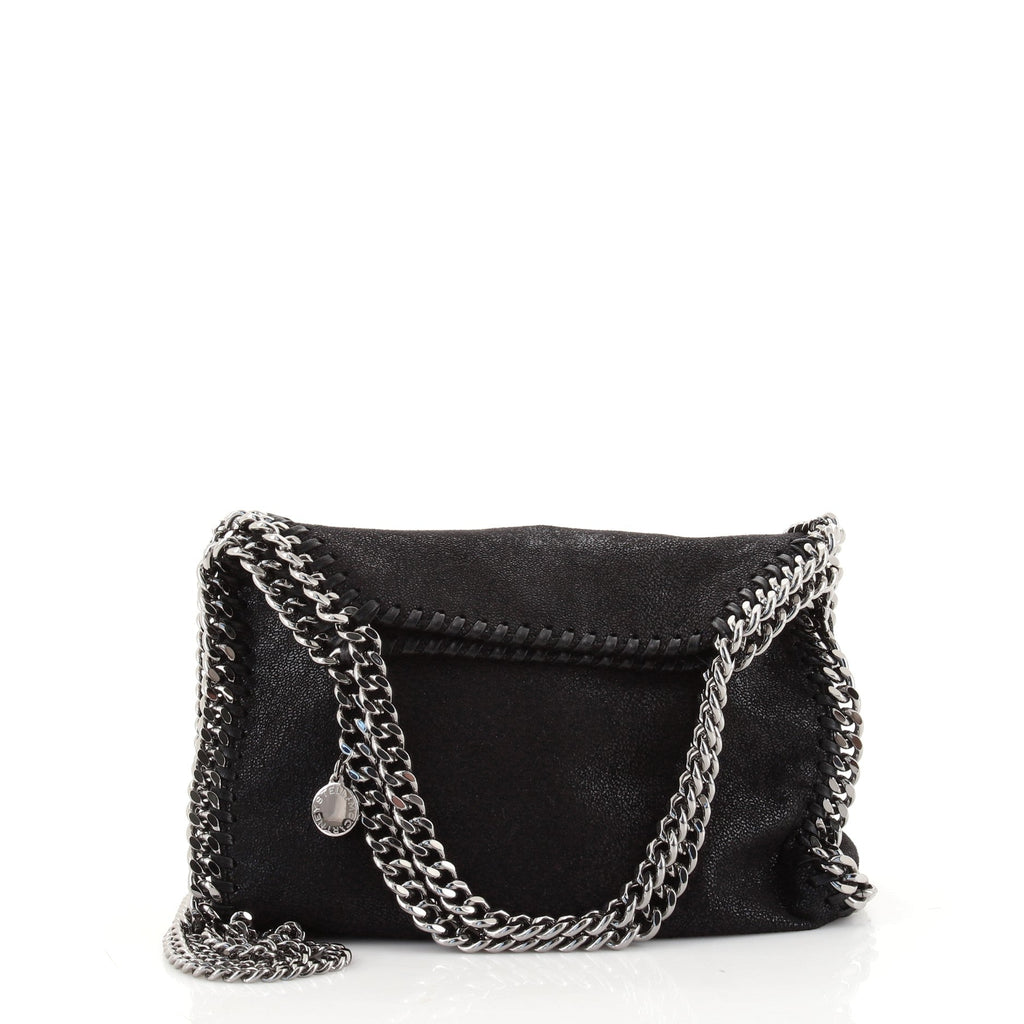 Falabella Fold Over Crossbody Bag Shaggy Deer Mini