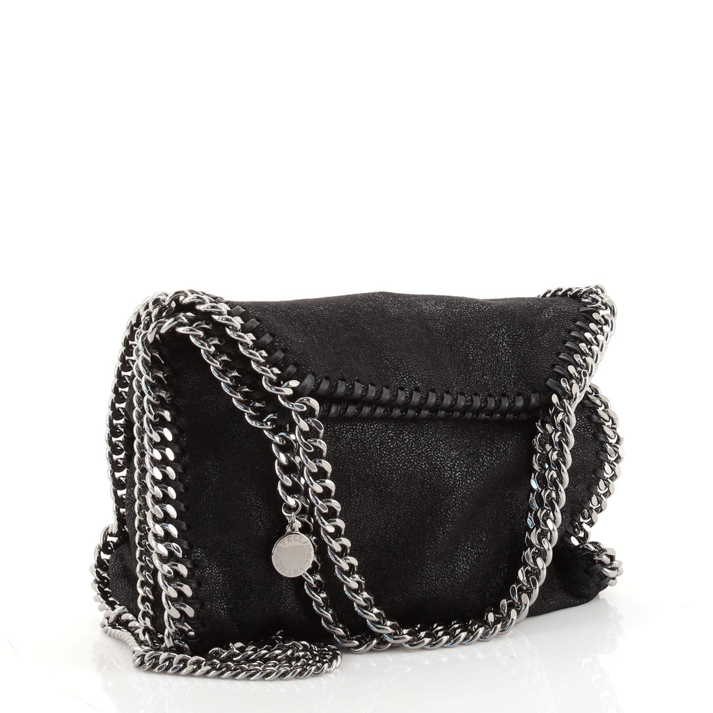 Falabella Fold Over Crossbody Bag Shaggy Deer Mini