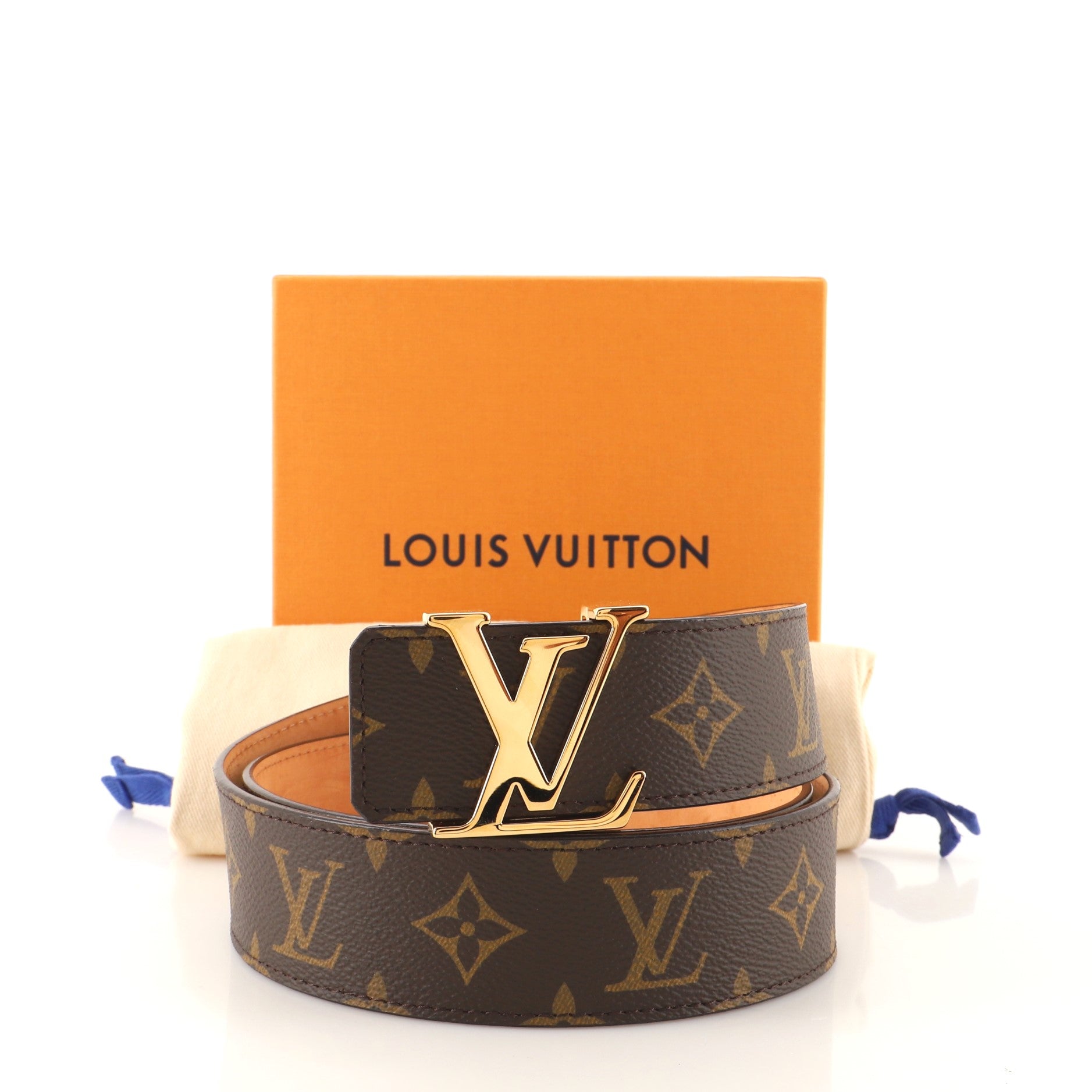LV Initiales Belt Monogram Canvas Wide 95