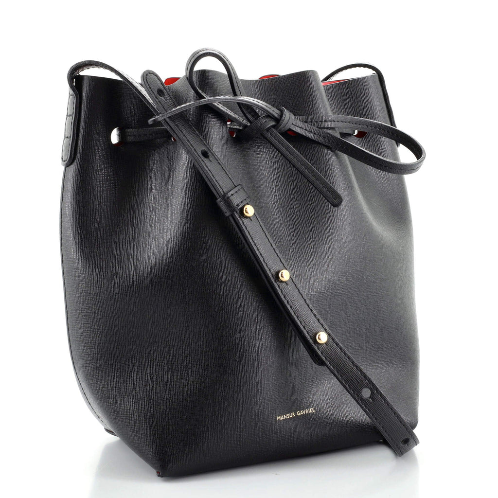 Bucket Bag Leather Mini