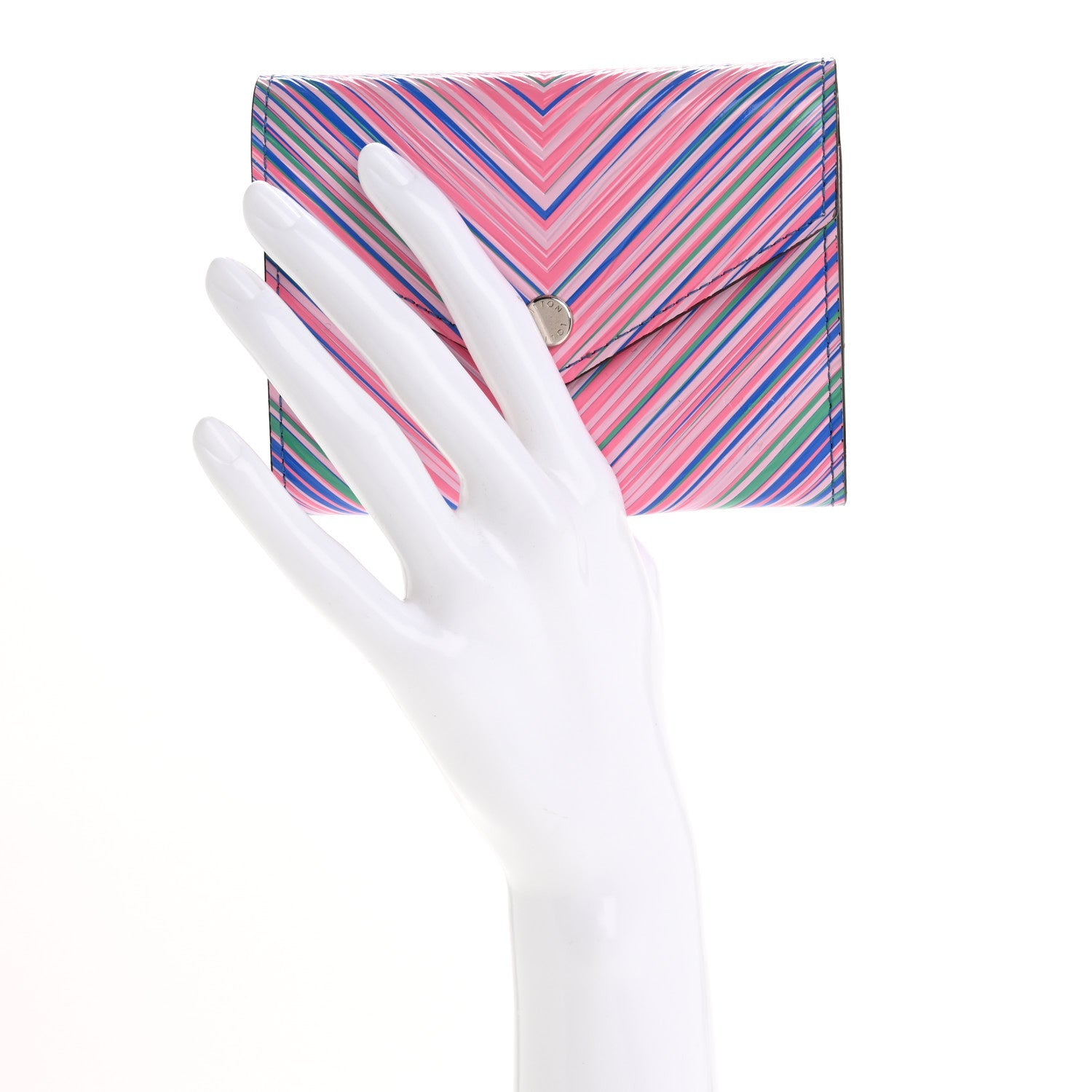 Epi Tropical Victorine Wallet Blue Rose