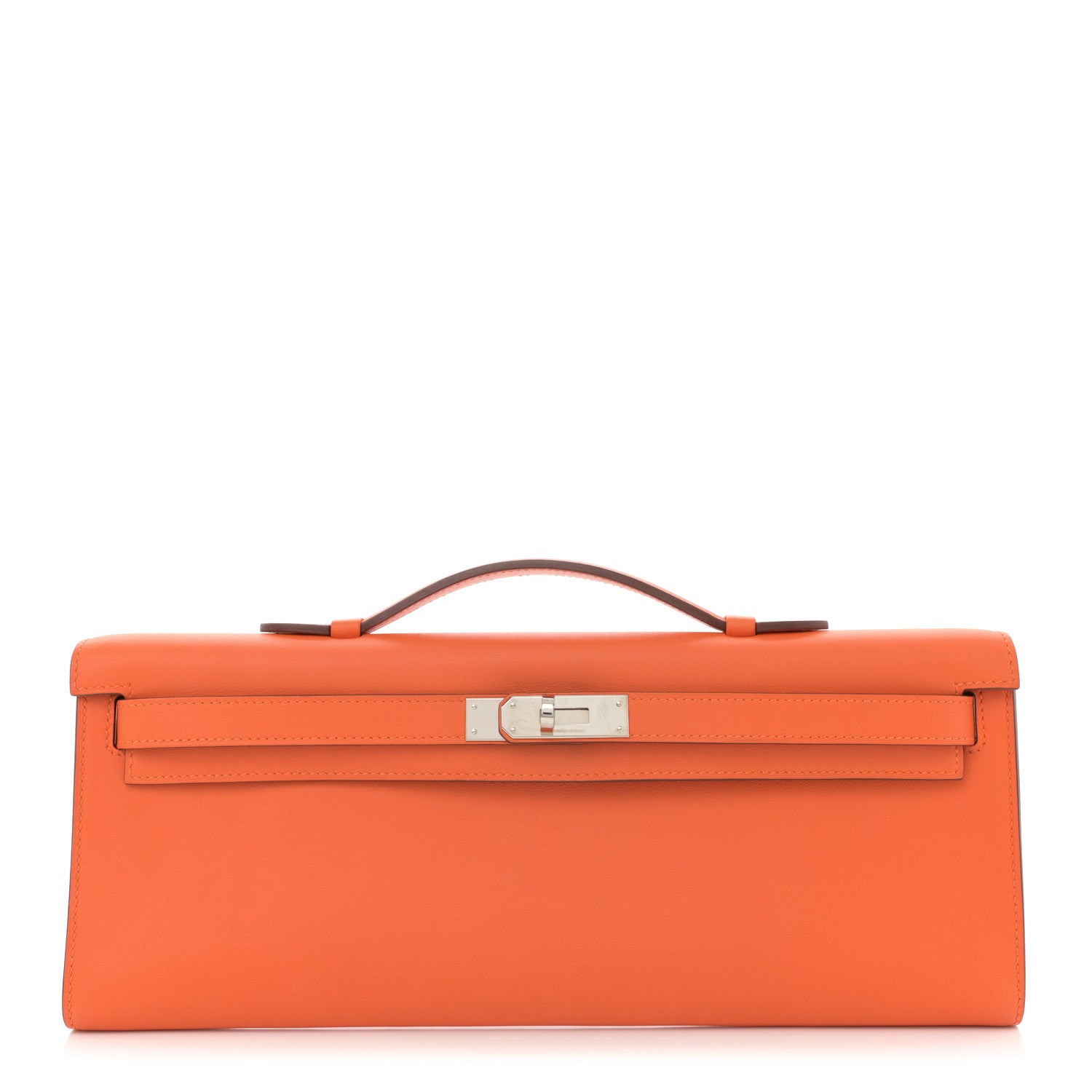 Swift Kelly Cut Clutch Pochette Orange