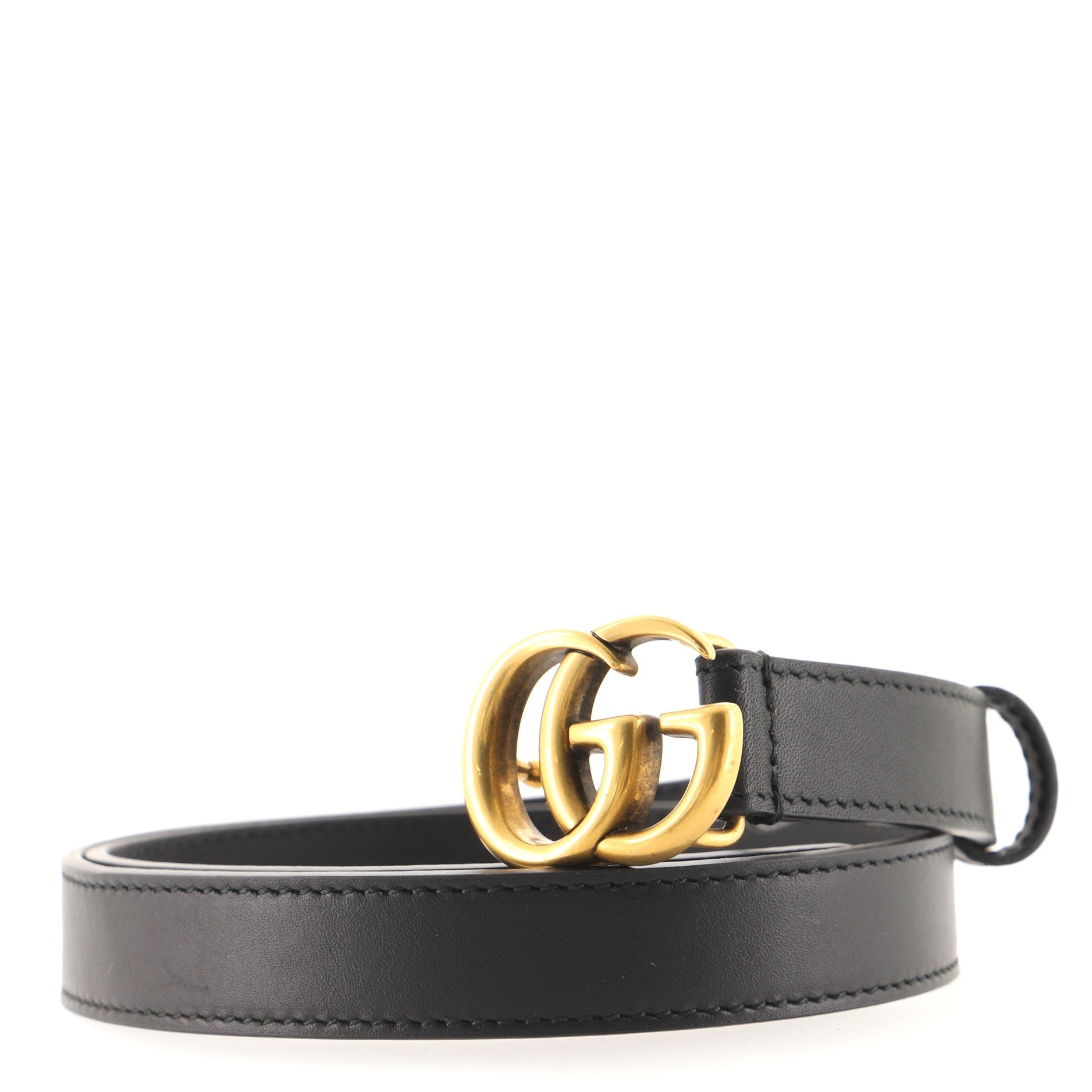 GG Marmont Belt Leather Thin 70