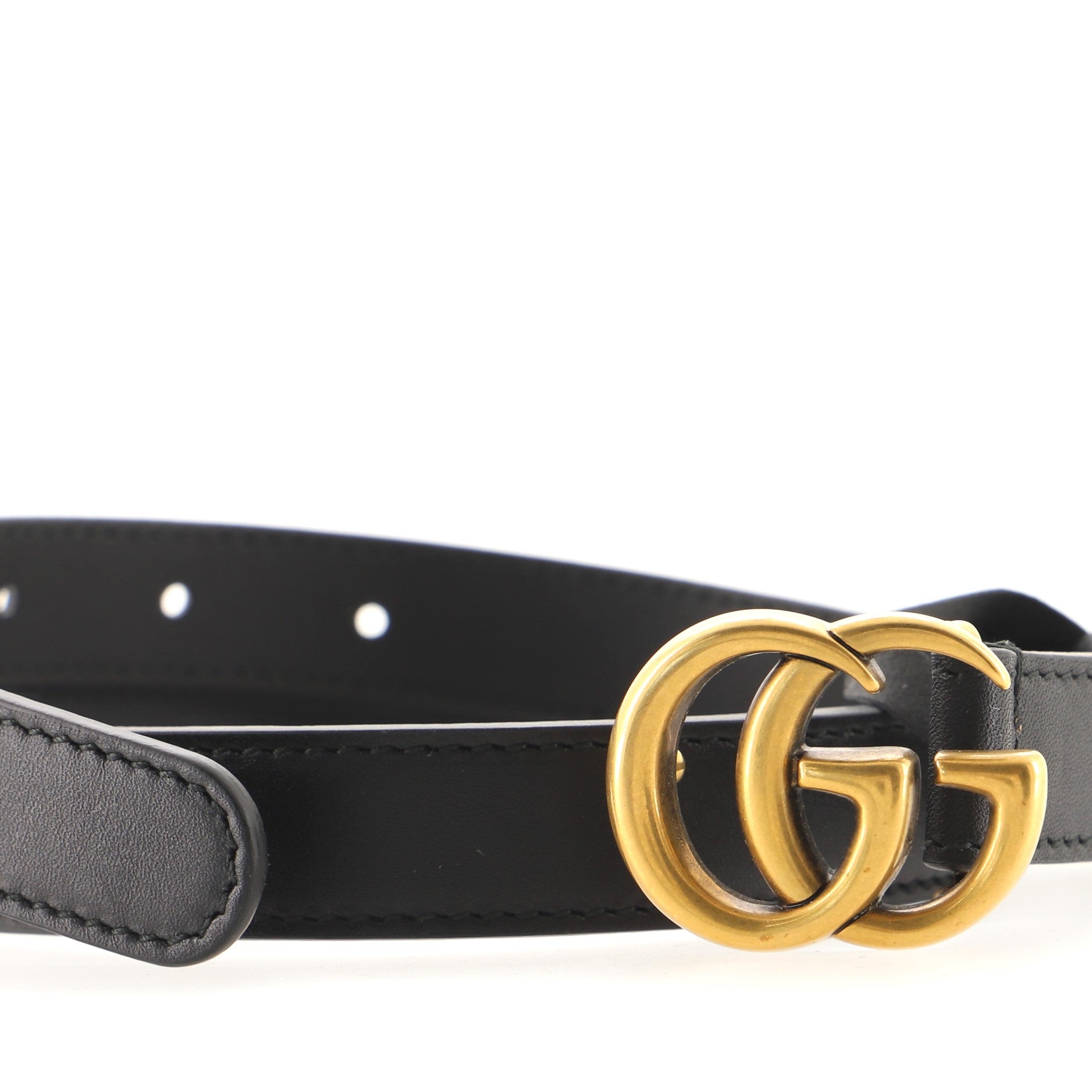 GG Marmont Belt Leather Thin 70
