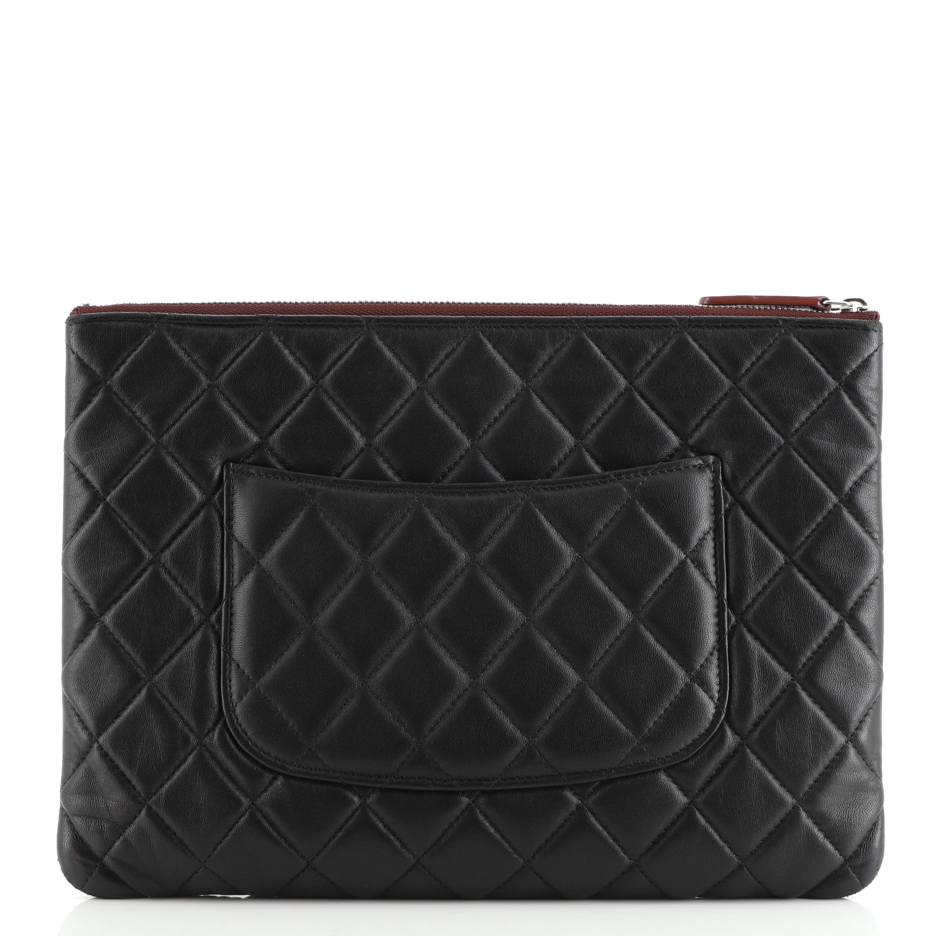 O Case Clutch Quilted Lambskin Medium