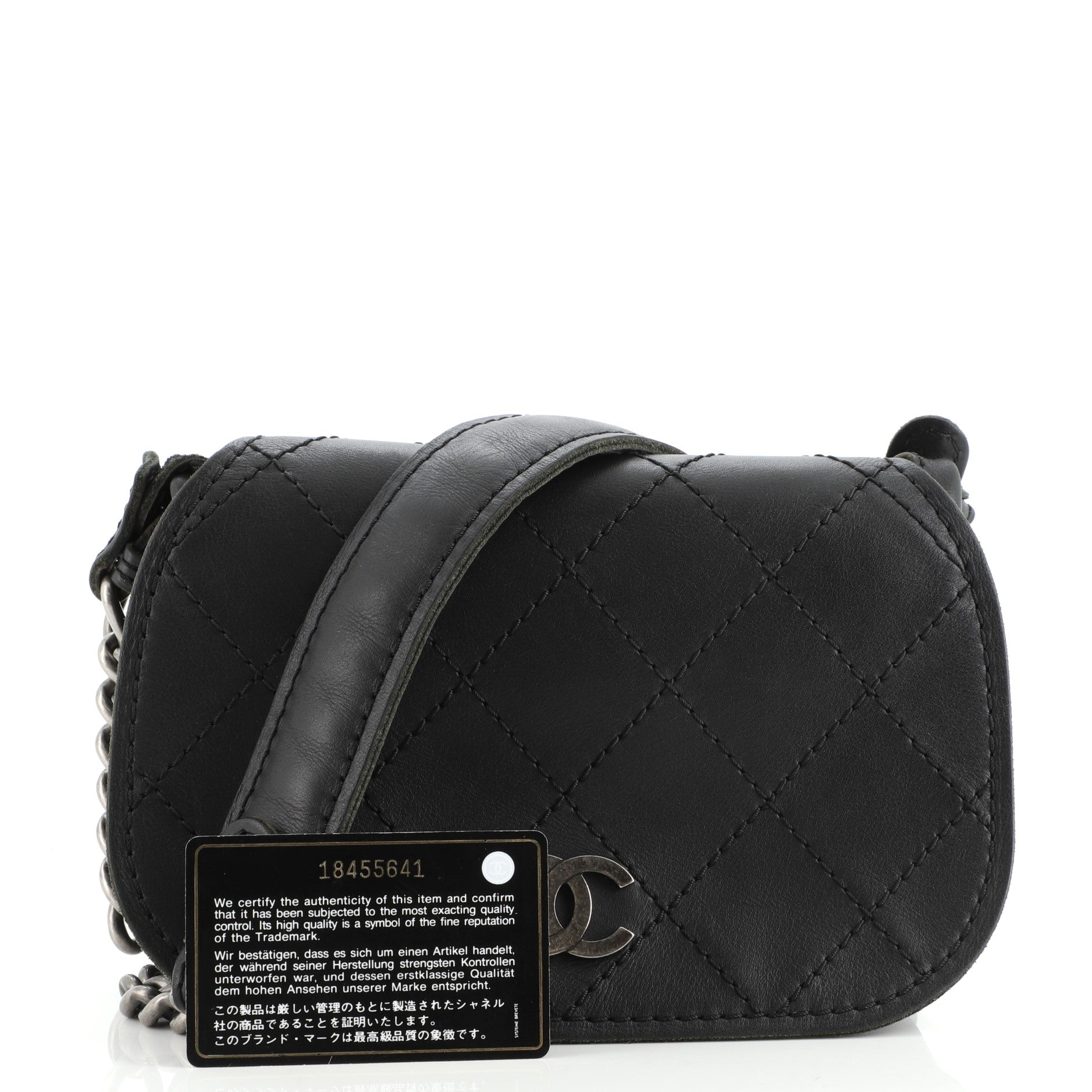 Paris-Edinburgh Highlander Messenger Bag Stitched Calfskin Mini