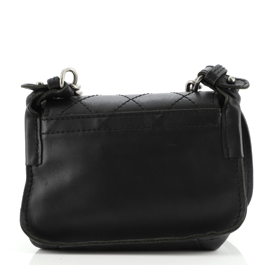 Paris-Edinburgh Highlander Messenger Bag Stitched Calfskin Mini