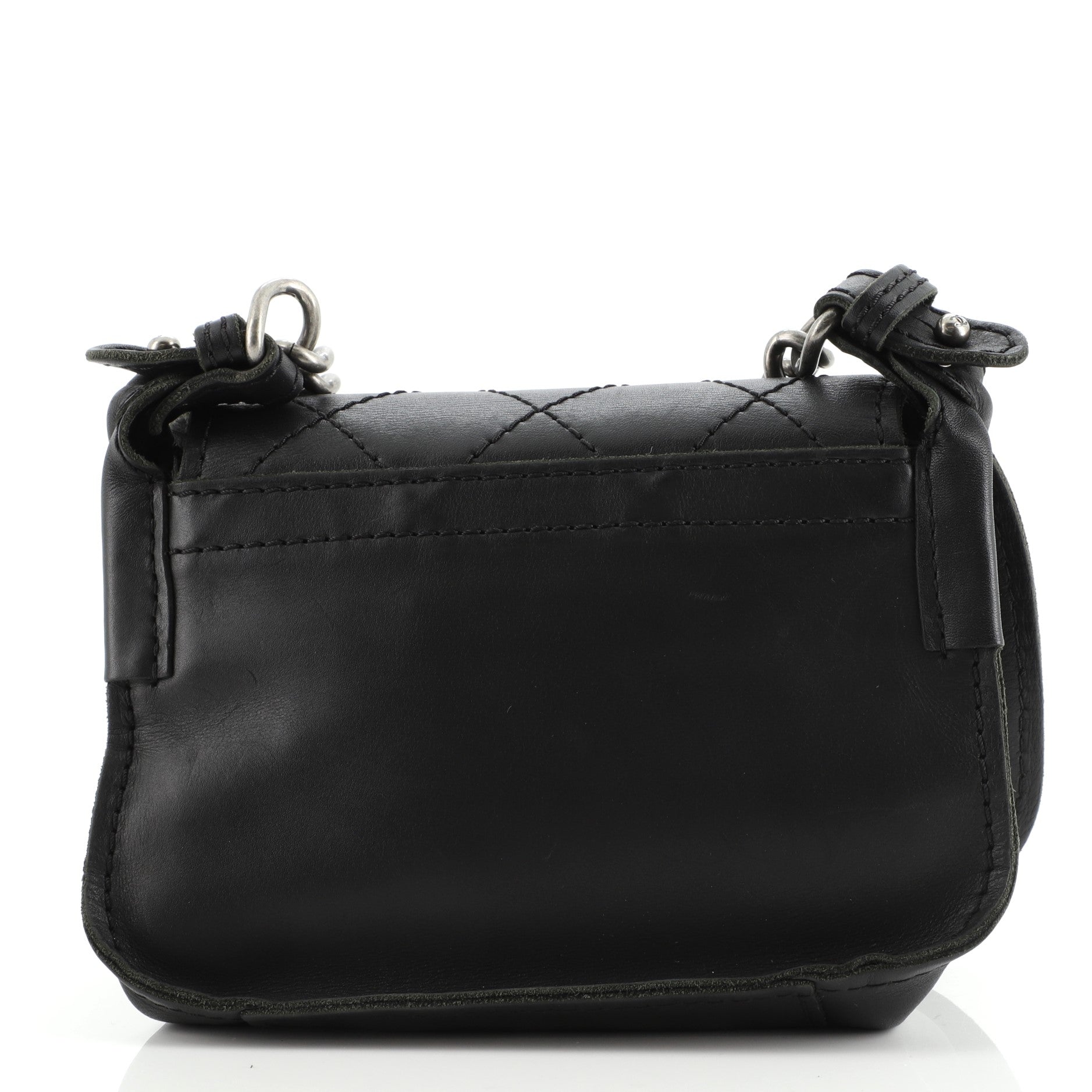 Paris-Edinburgh Highlander Messenger Bag Stitched Calfskin Mini