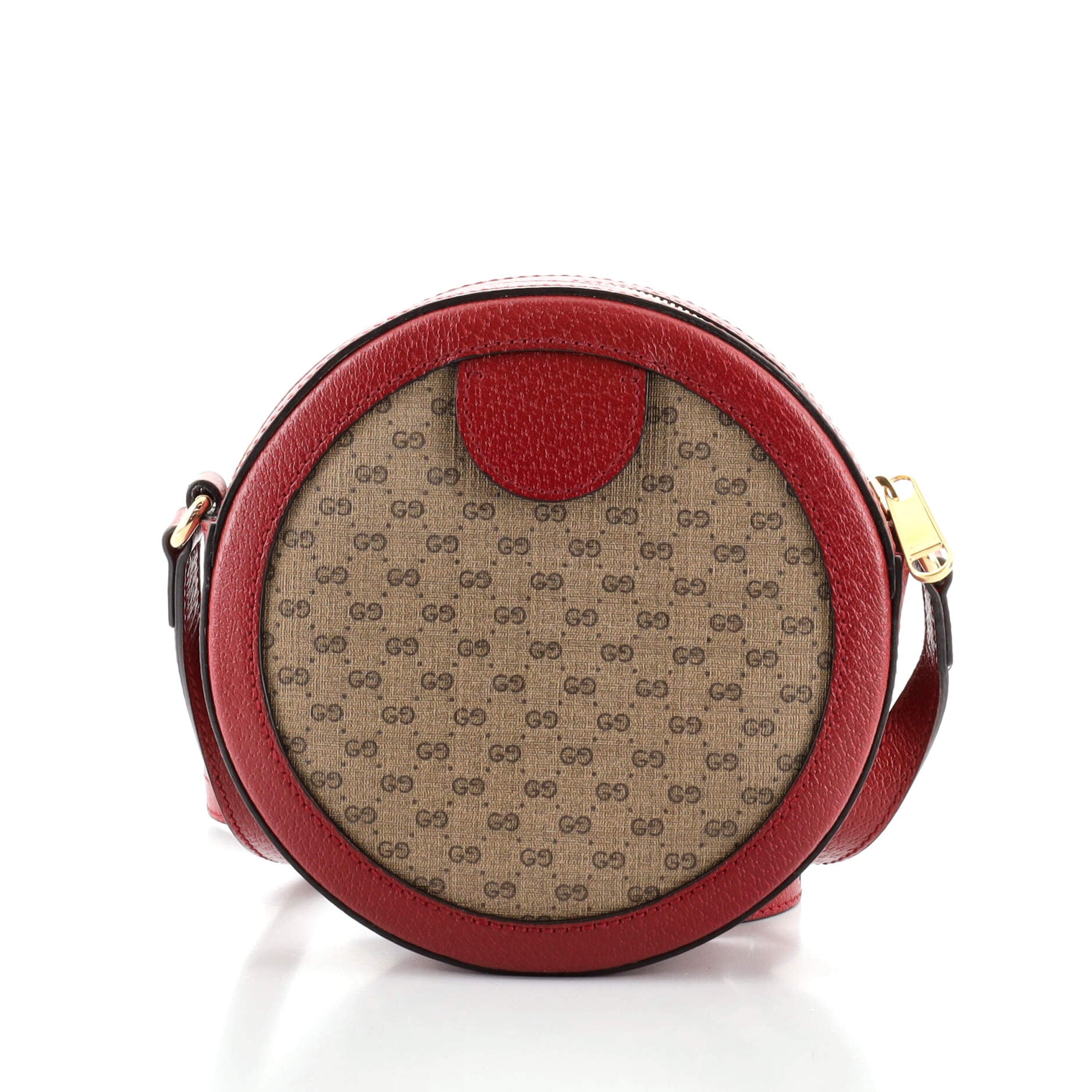 Doraemon Round Shoulder Bag Printed Mini GG Coated Canvas