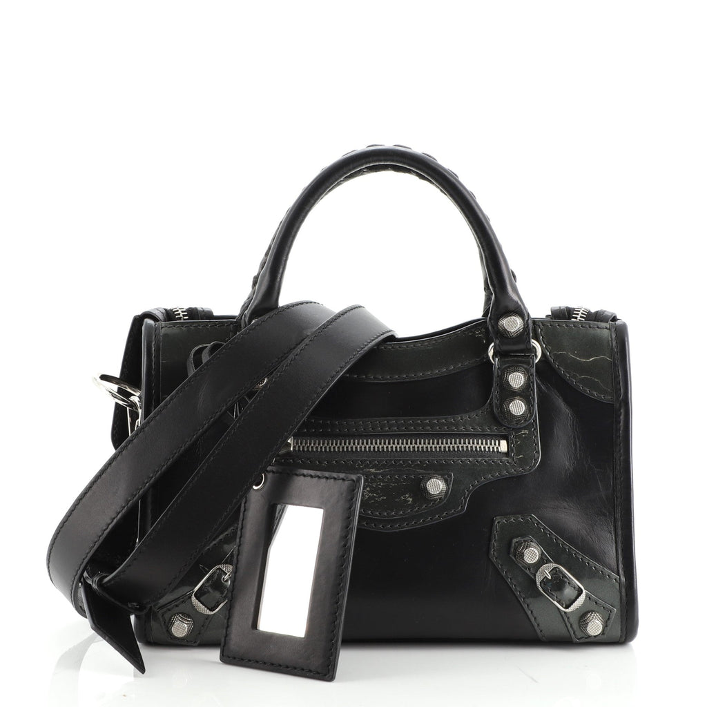 Holiday City Giant Studs Bag Matte Calfskin Mini
