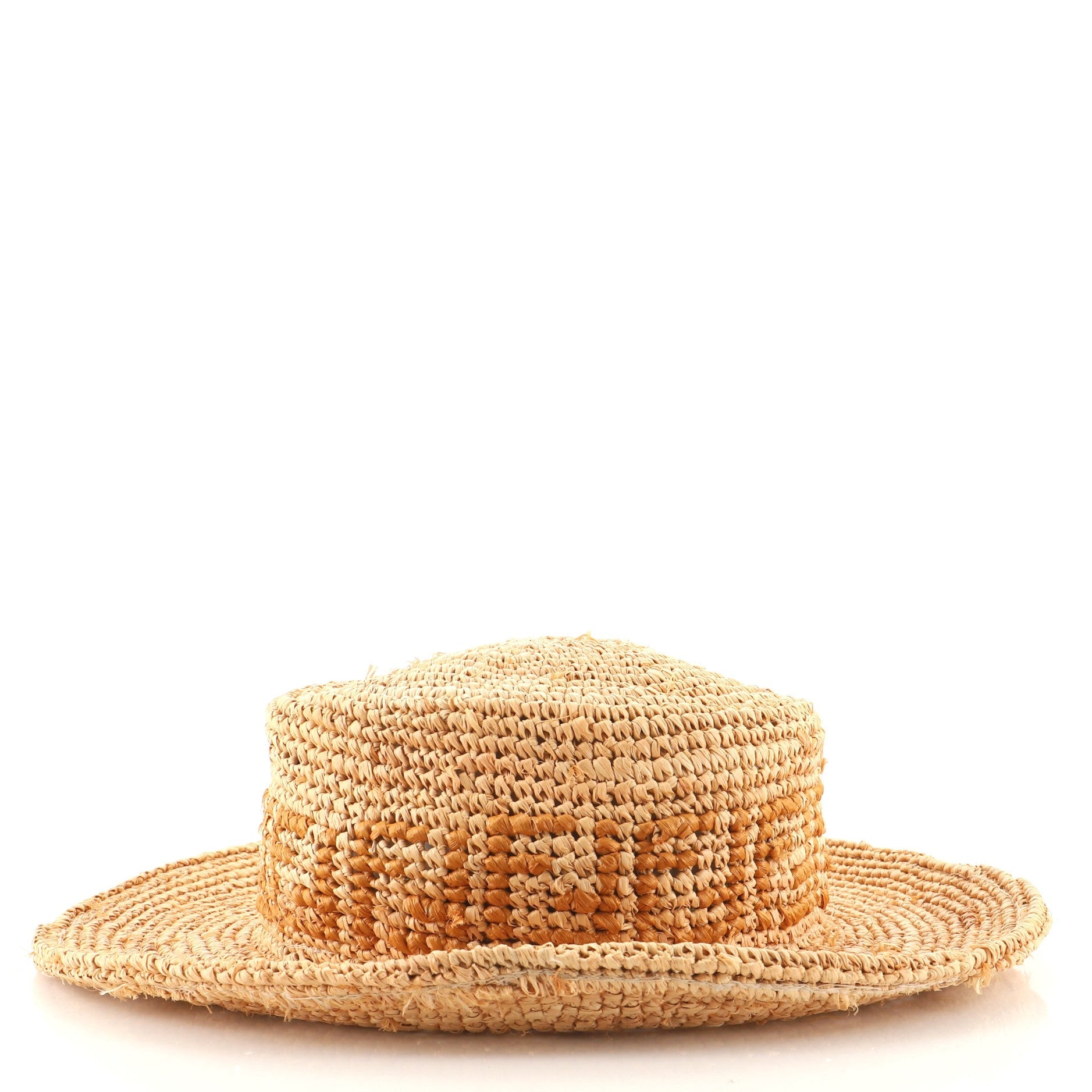 FF Panama Bucket Hat Raffia Large