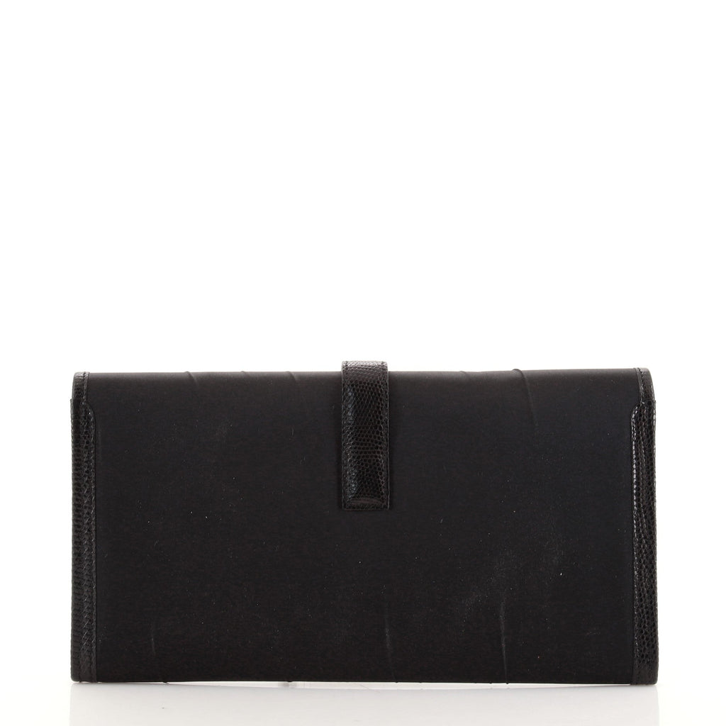 Jige Elan Clutch Satin with Lizard 29