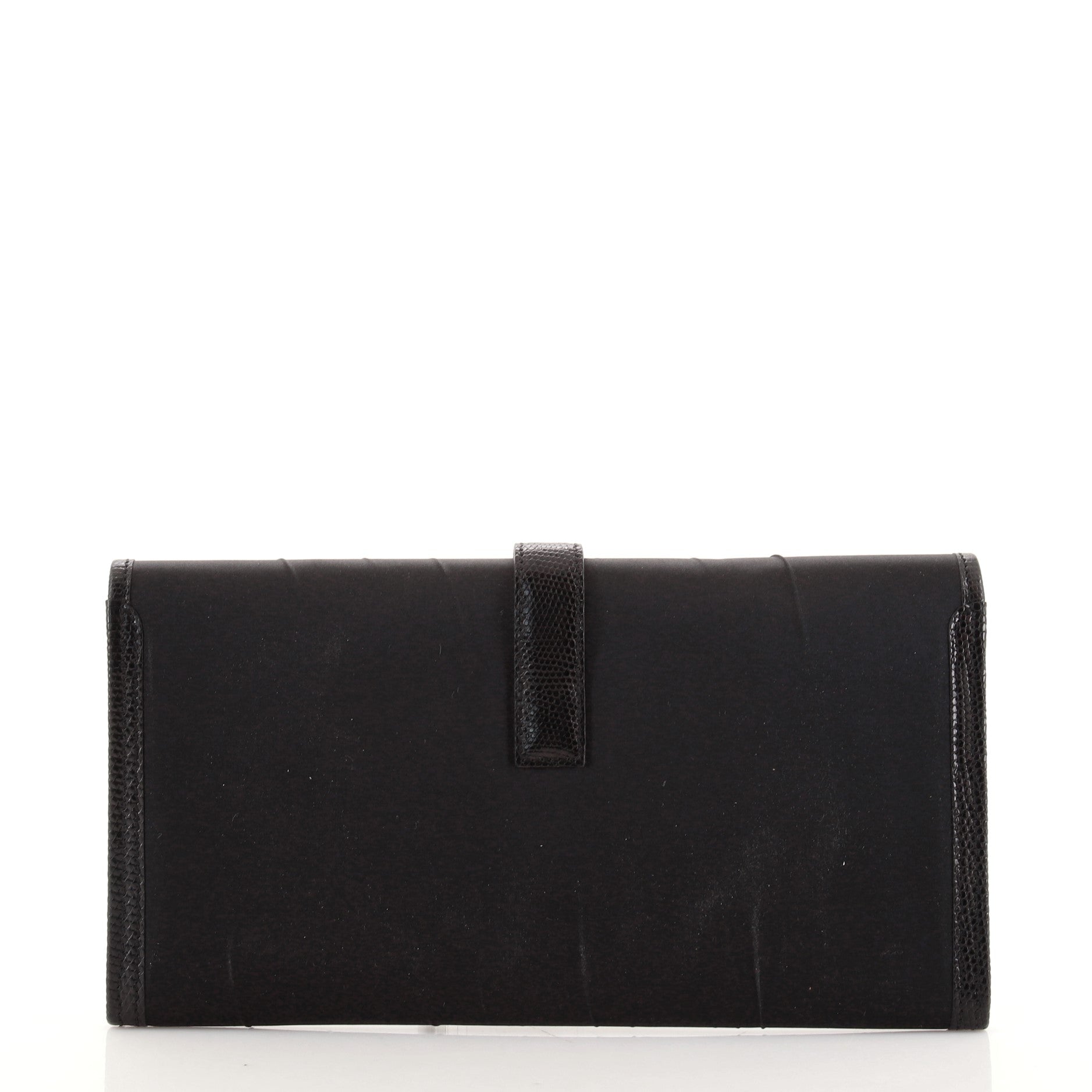 Jige Elan Clutch Satin with Lizard 29