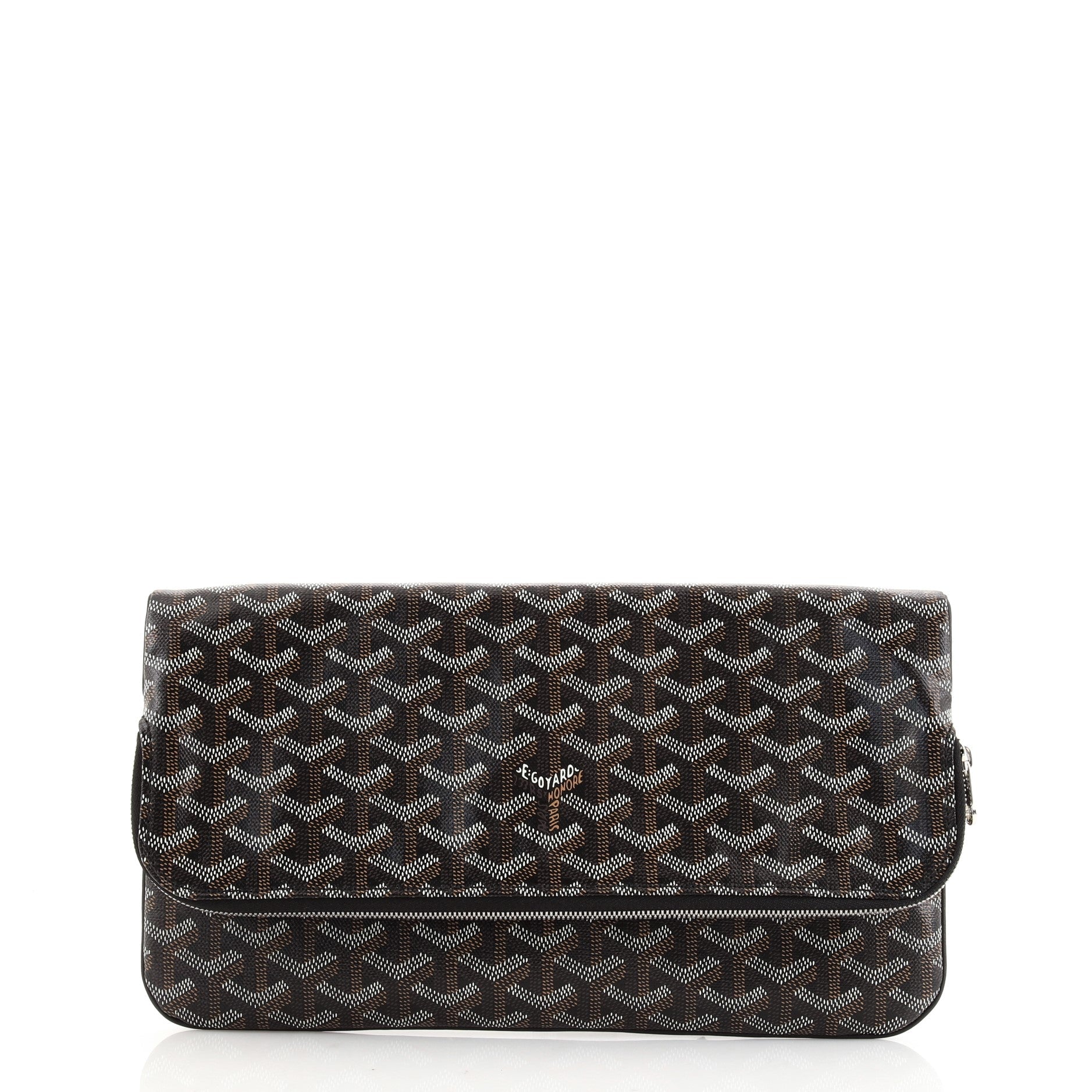 Saint Marie Clutch Coated Canvas