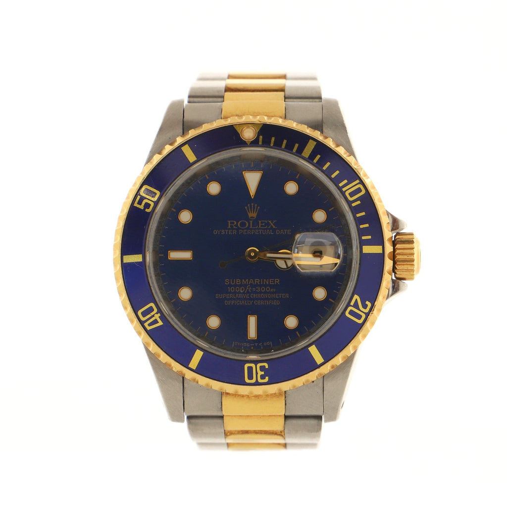 Oyster Perpetual Submariner Date Automatic Watch Stainless Steel and Yellow Gold 40