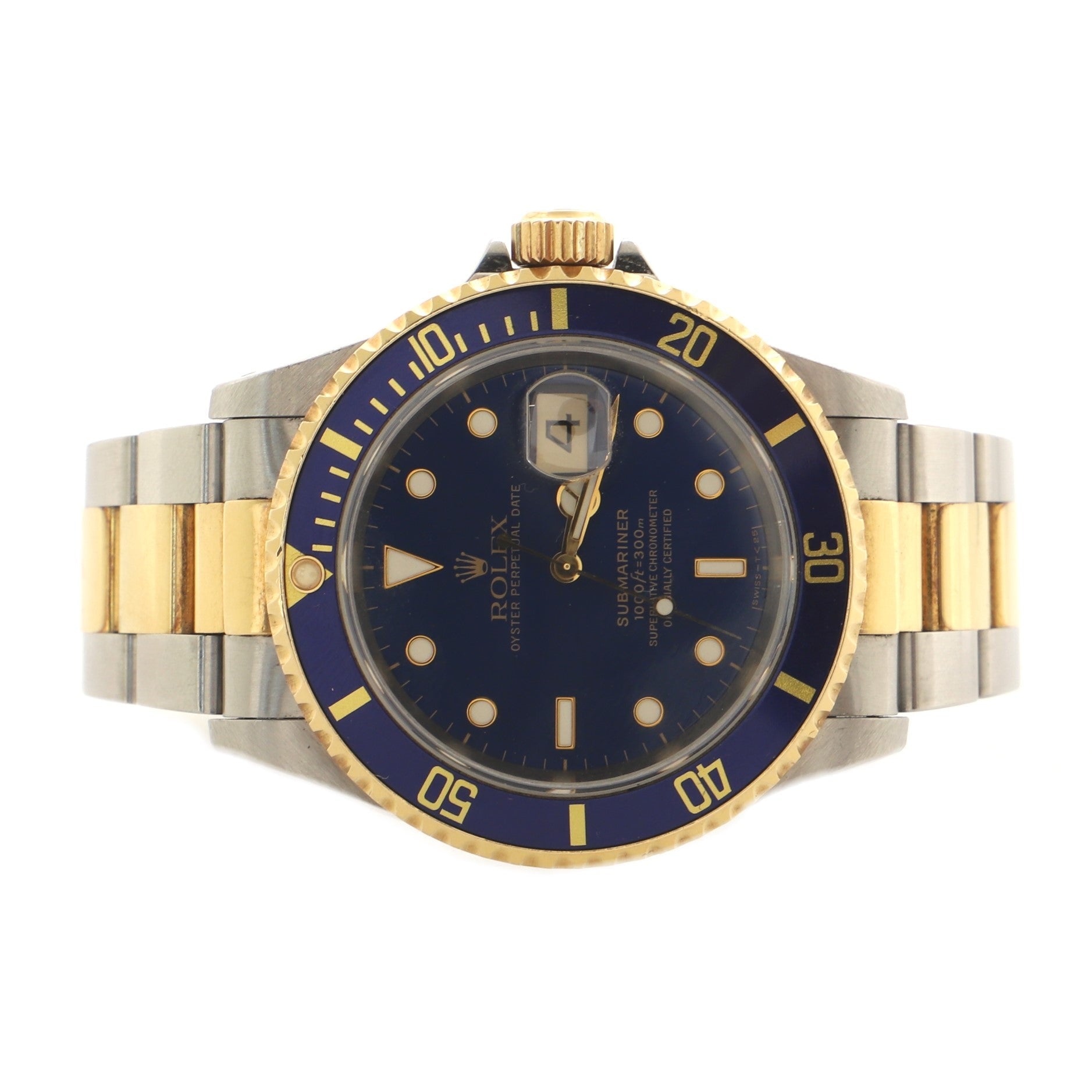 Oyster Perpetual Submariner Date Automatic Watch Stainless Steel and Yellow Gold 40