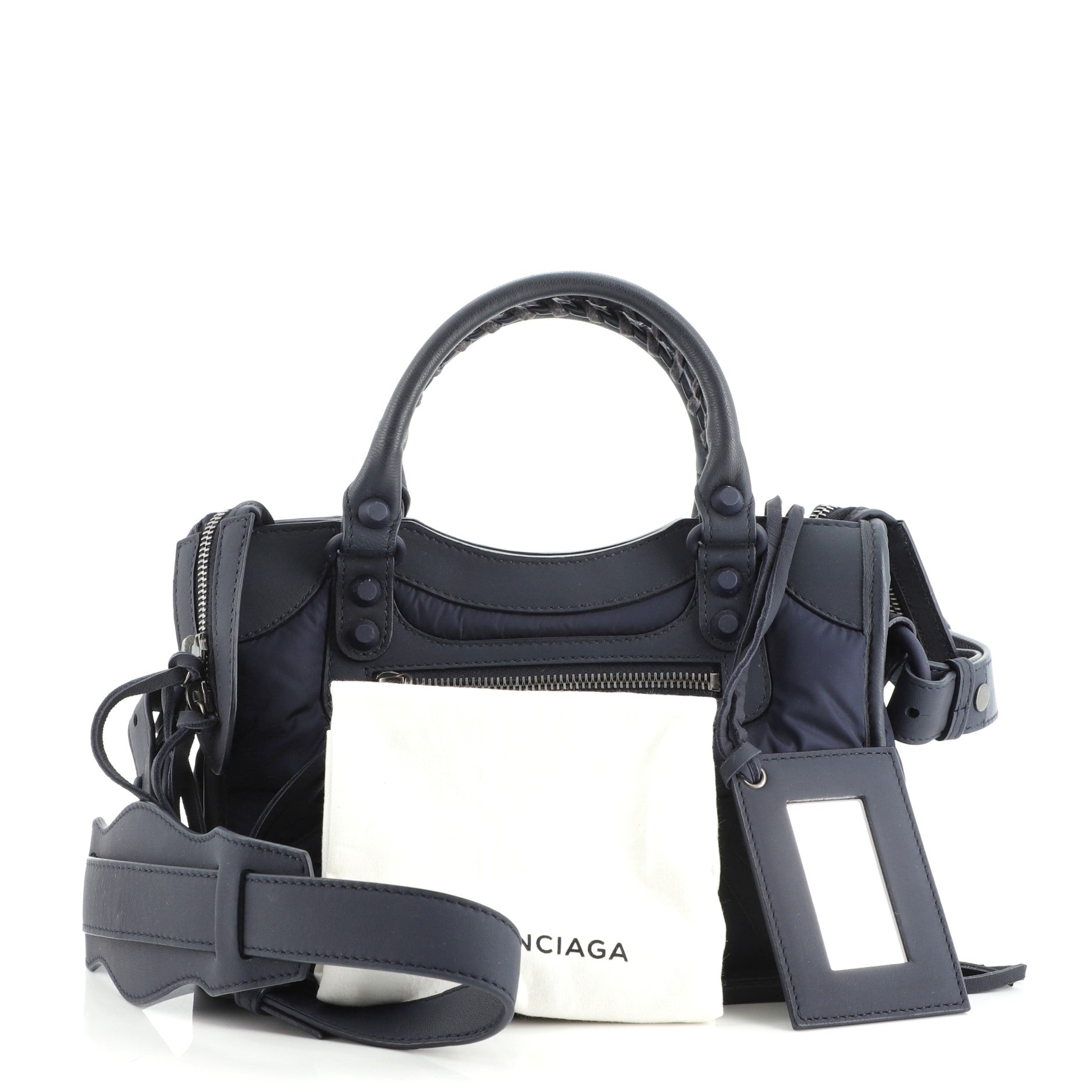 City Classic Studs Bag Nylon Mini