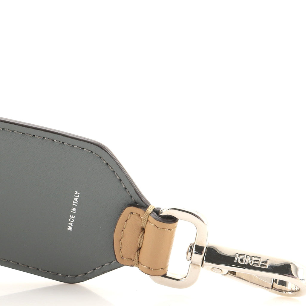 Mini Strap You Short Shoulder Strap Leather and Zucca Velvet