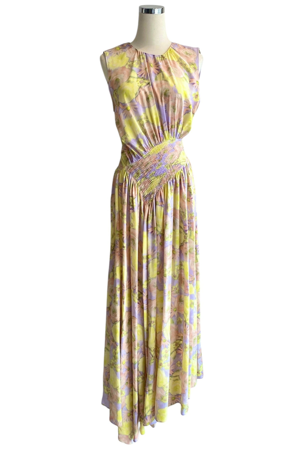 Prada Pastel Floral Silk Dress - 38