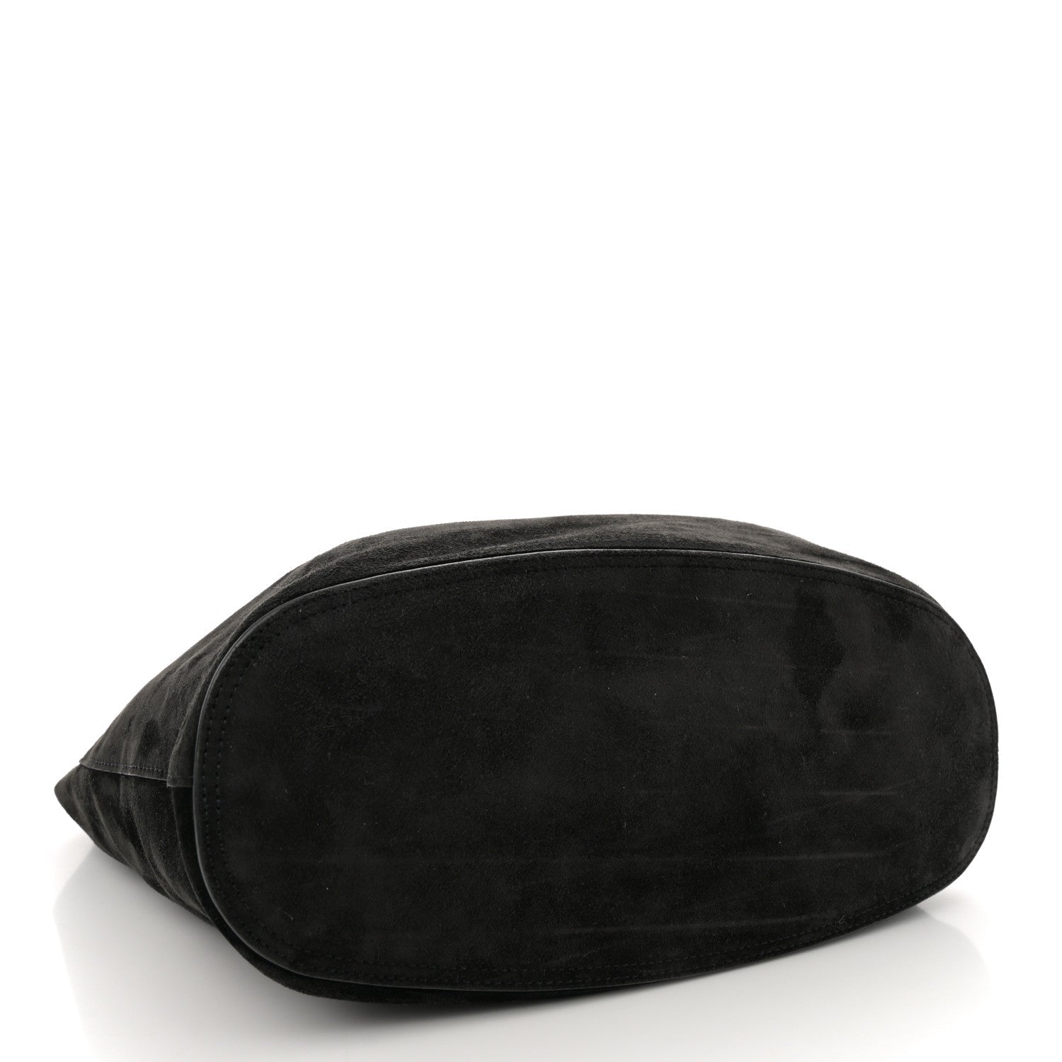 Suede Bindle Bag Black