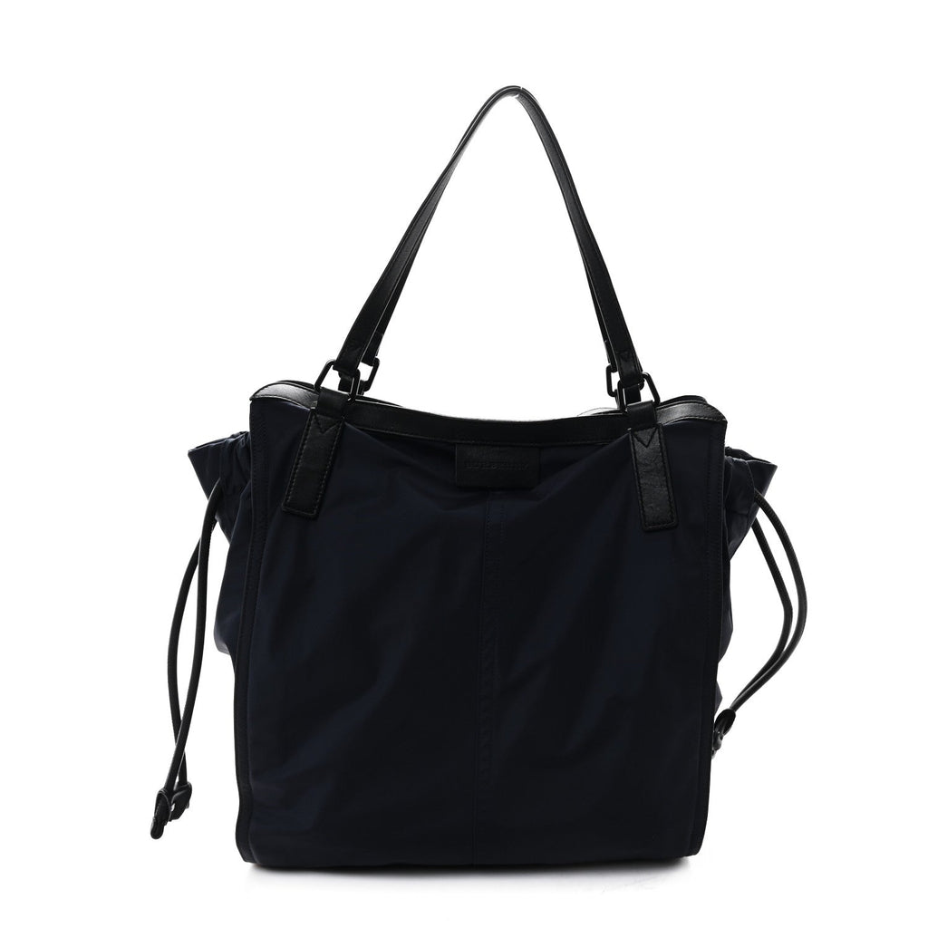 Nylon Buckleigh Packable Tote Black Navy