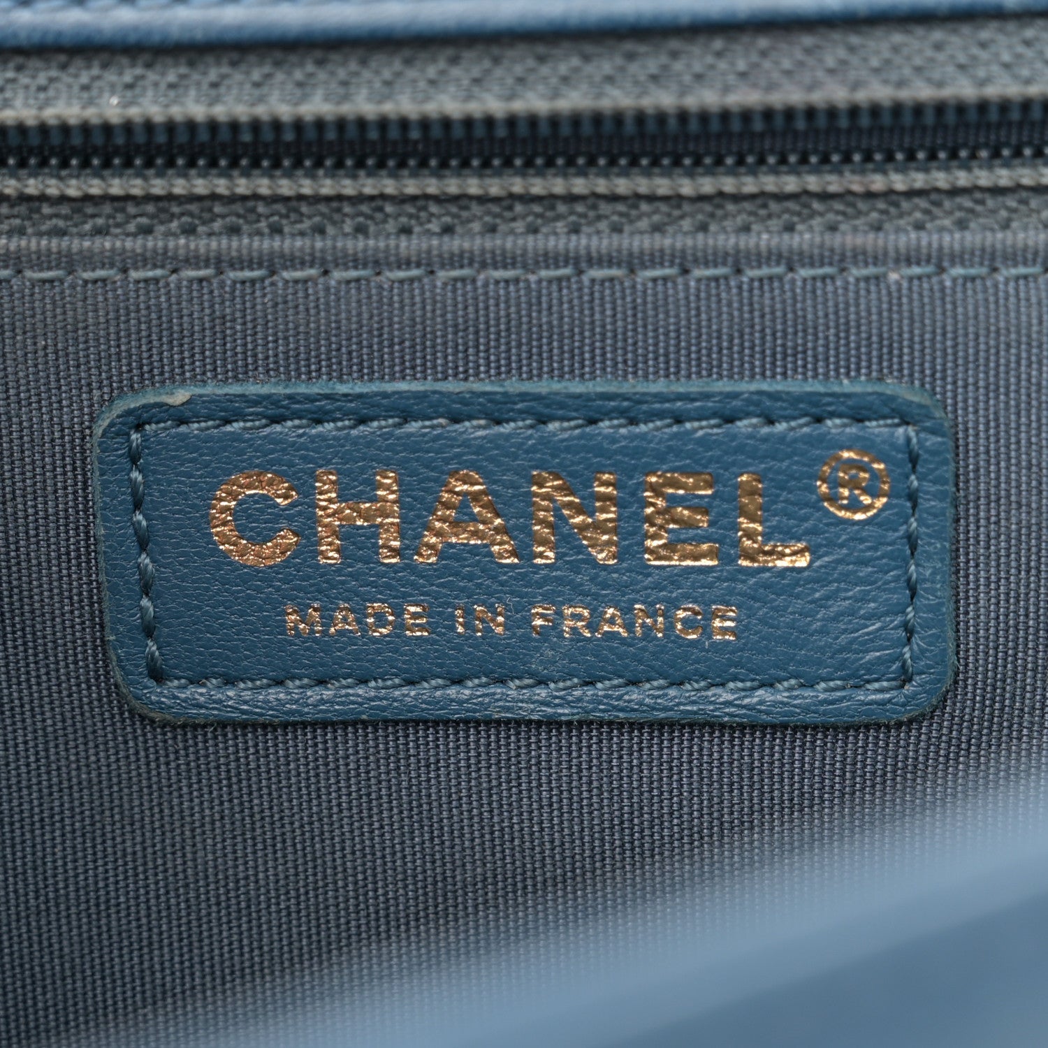 Lambskin Quilted New Medium Boy Flap Dark Blue