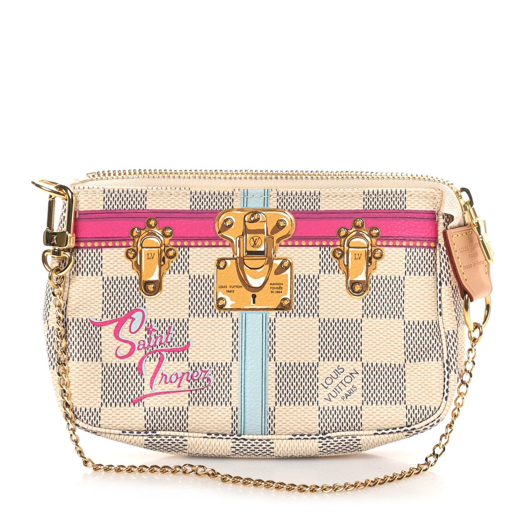 Damier Azur Summer Trunks Saint Tropez Mini Pochette Accessories