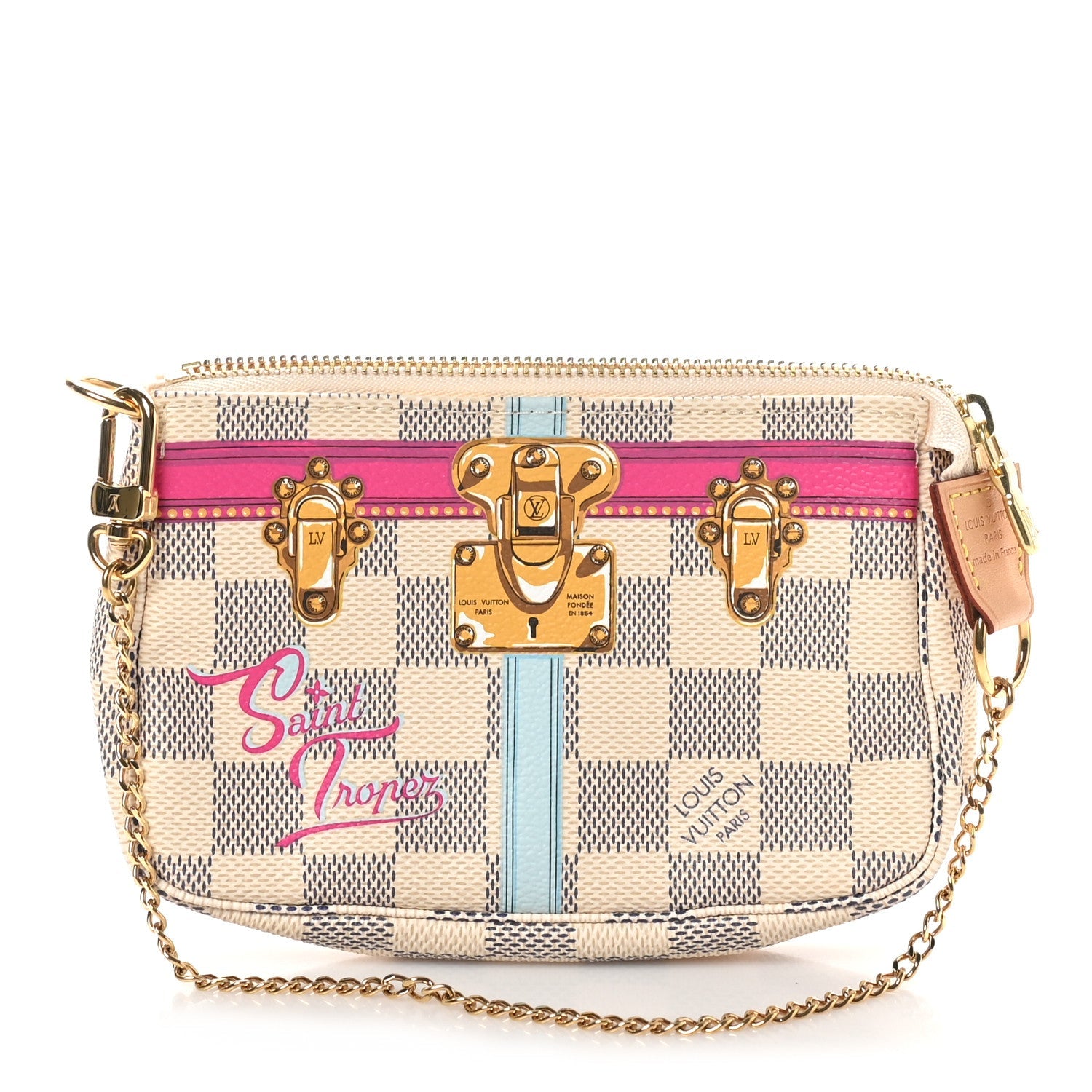 Damier Azur Summer Trunks Saint Tropez Mini Pochette Accessories