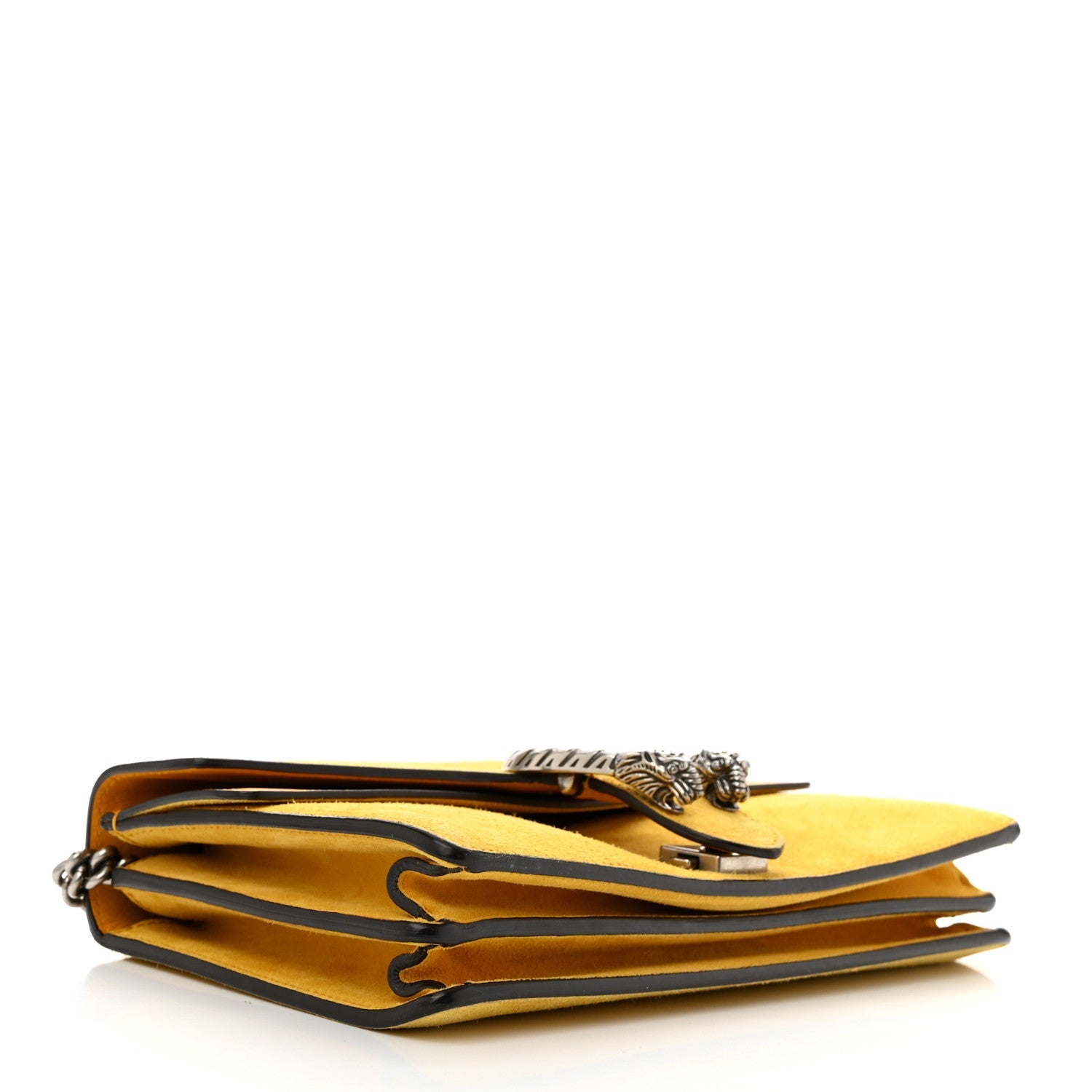Suede Small Dionysus Shoulder Bag Yellow