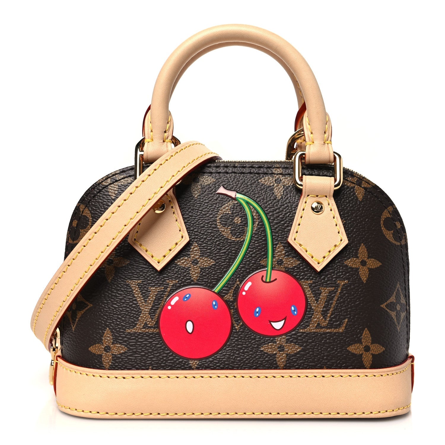 LV X TM Monogram Cerises Nano Alma