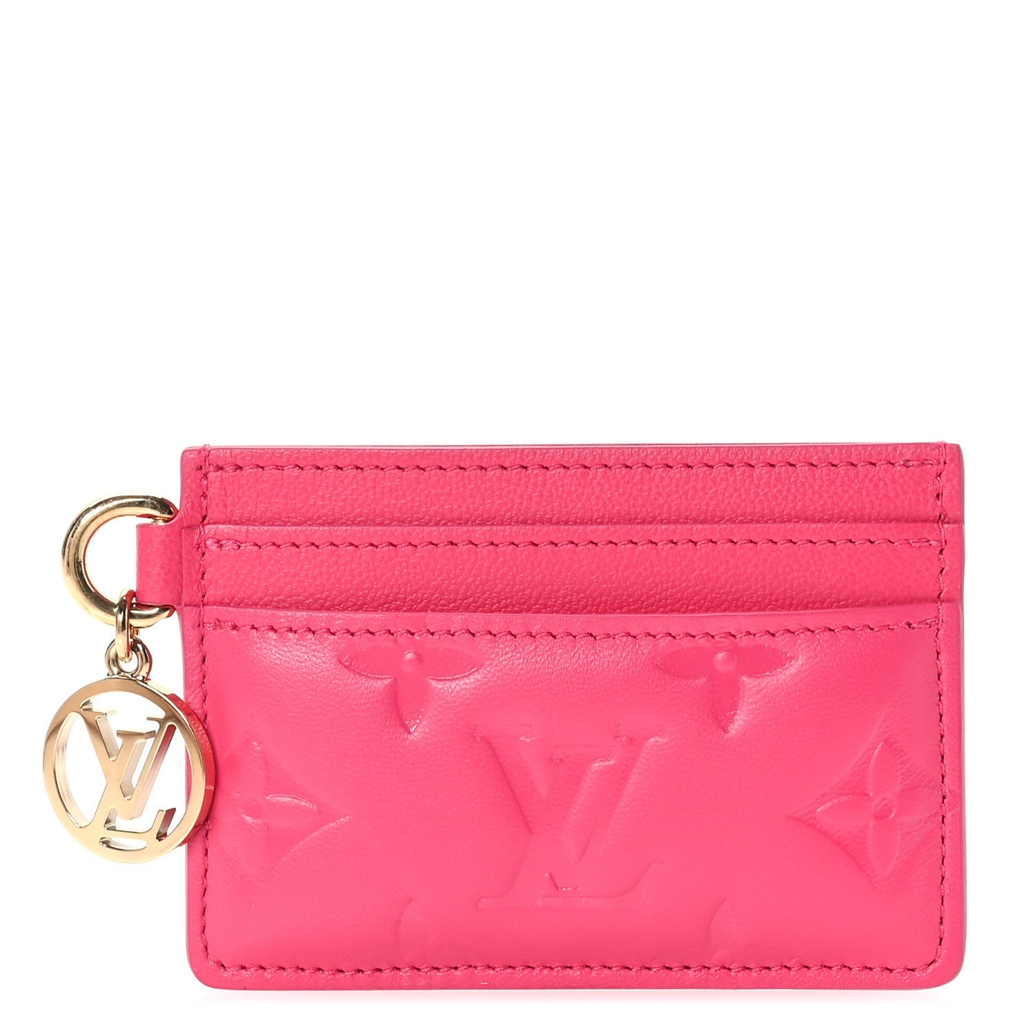 Lambskin Embossed Monogram Coussin  Holder Bougainvillier